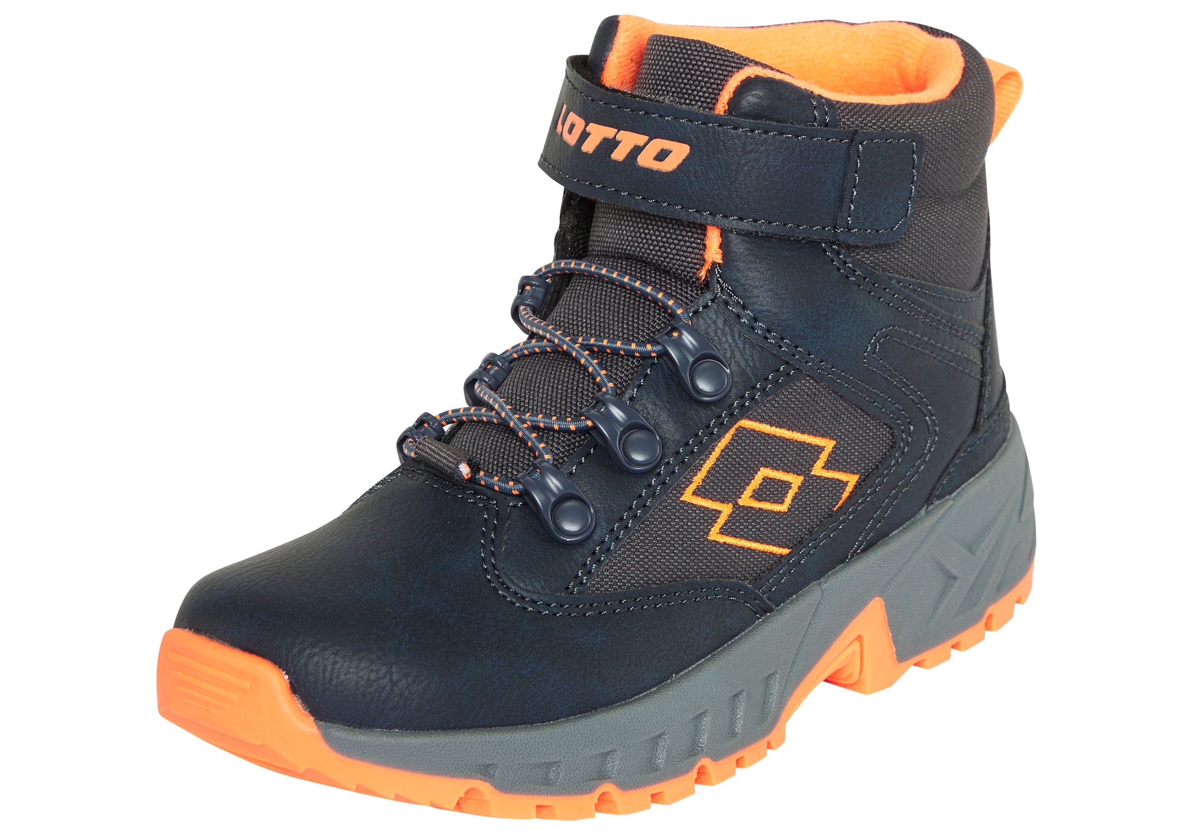LOTTO Jungen Winterboots, Gr. 34, orange, Synthetik, Textil, Schuhe, Winterschuhe, Winterstiefel, Snowboots