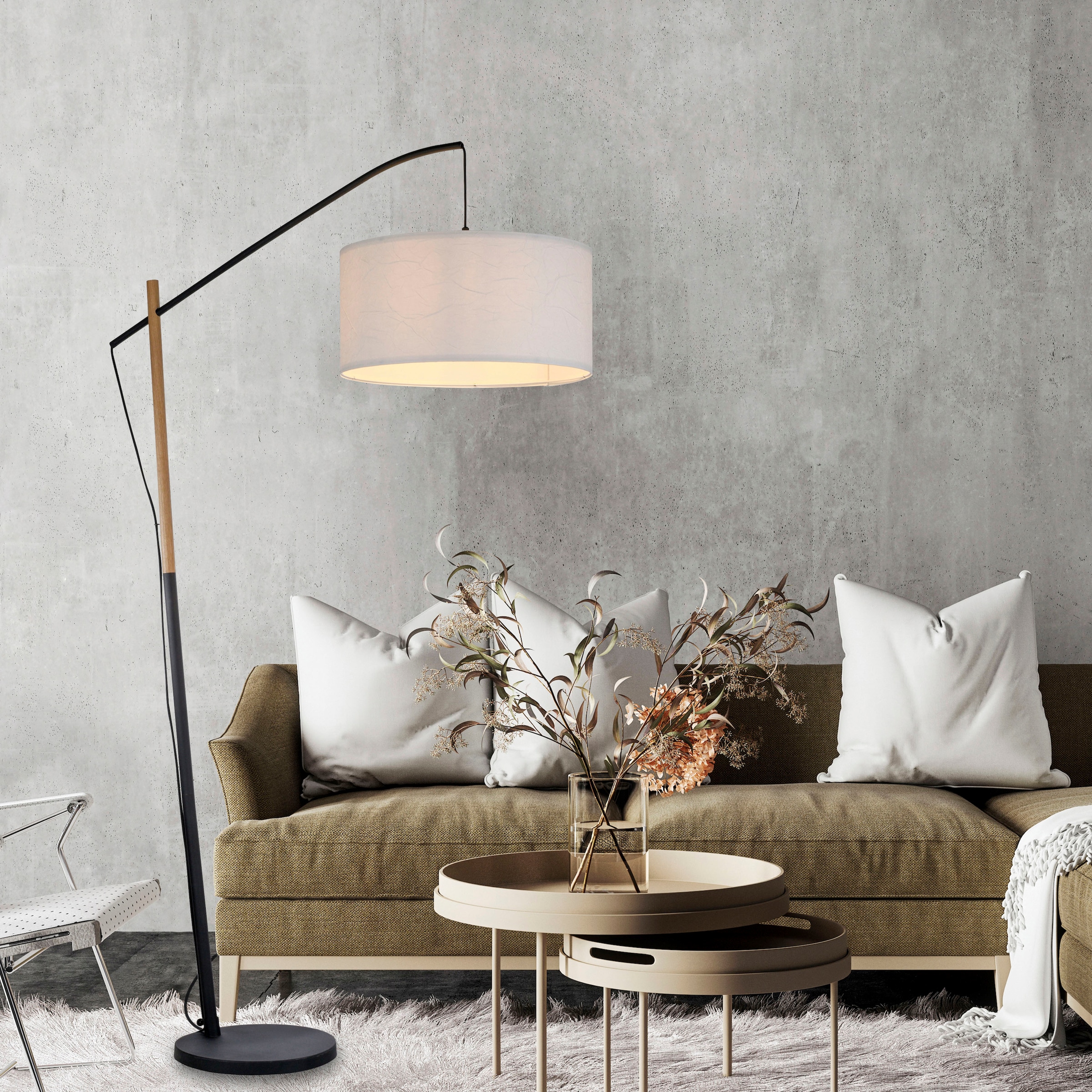 JUST LIGHT Stehlampe »GREEN SOFI«, 1 flammig, Leuchtmittel E27 | ohne Leuchtmittel