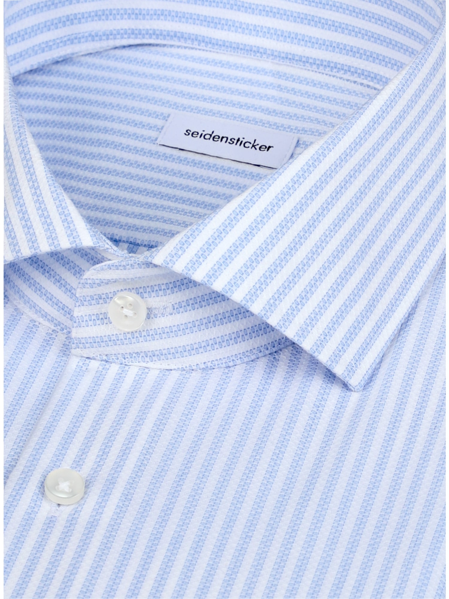 seidensticker Businesshemd »Schwarze Rose« Shaped 1/1 Kentkragen Gestreift