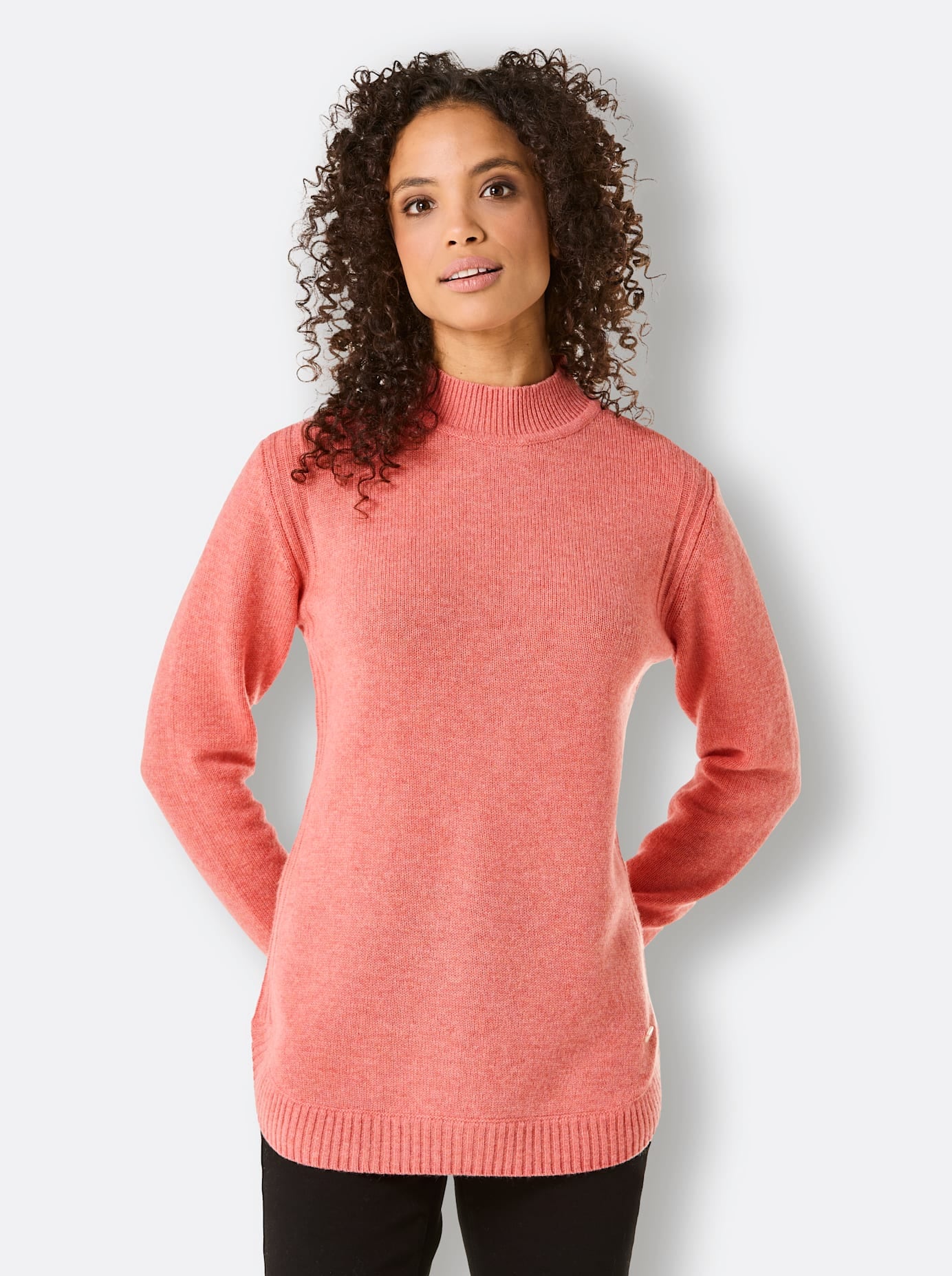 CREATION L PREMIUM Longpullover »Merino-Kaschmir-Pullover«