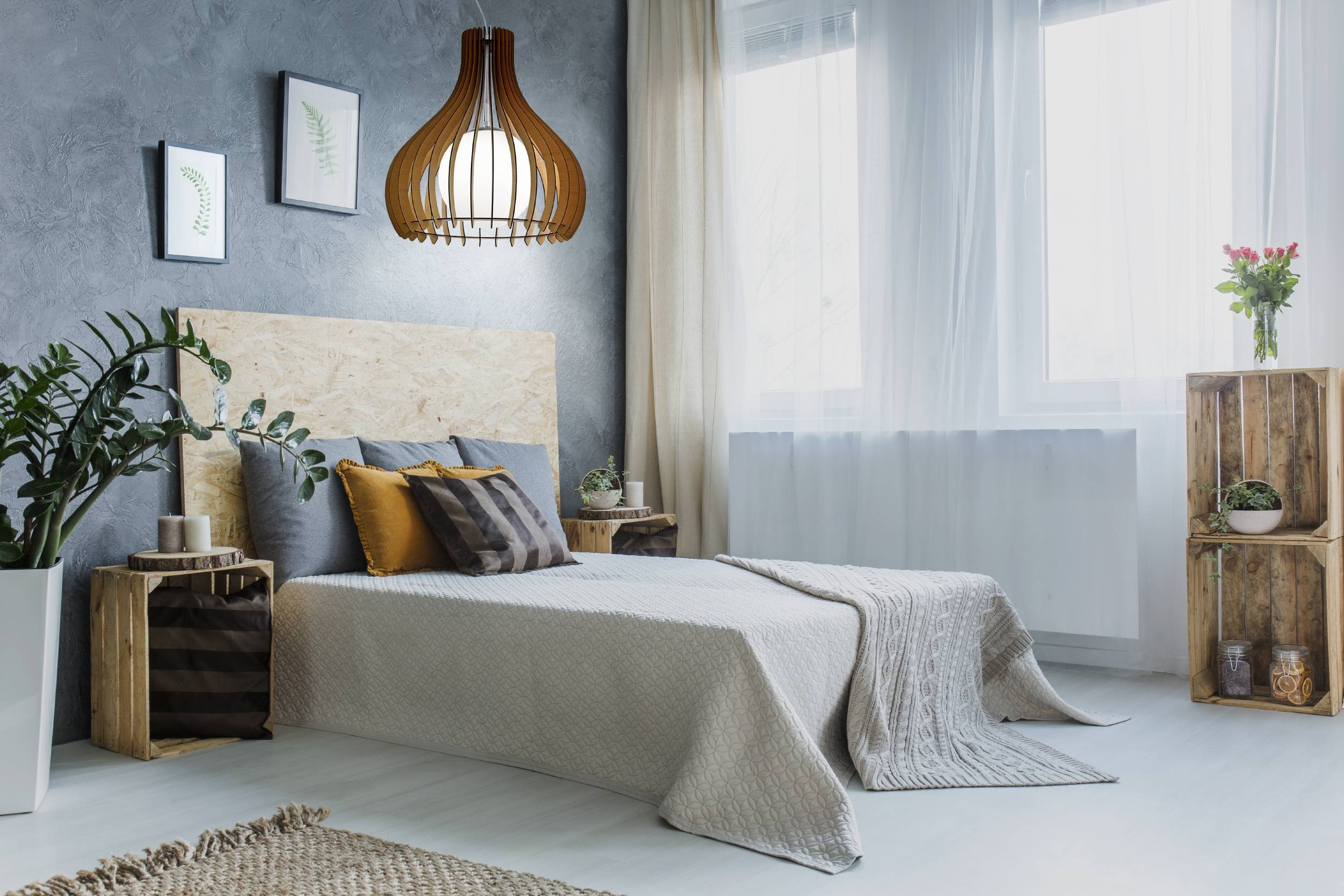 EGLO Hängeleuchte »Tindori Pendelleuchte, Vintage, E27, Hängeleuchte, Stahl, Holz, Glas« E27 1 Stk.