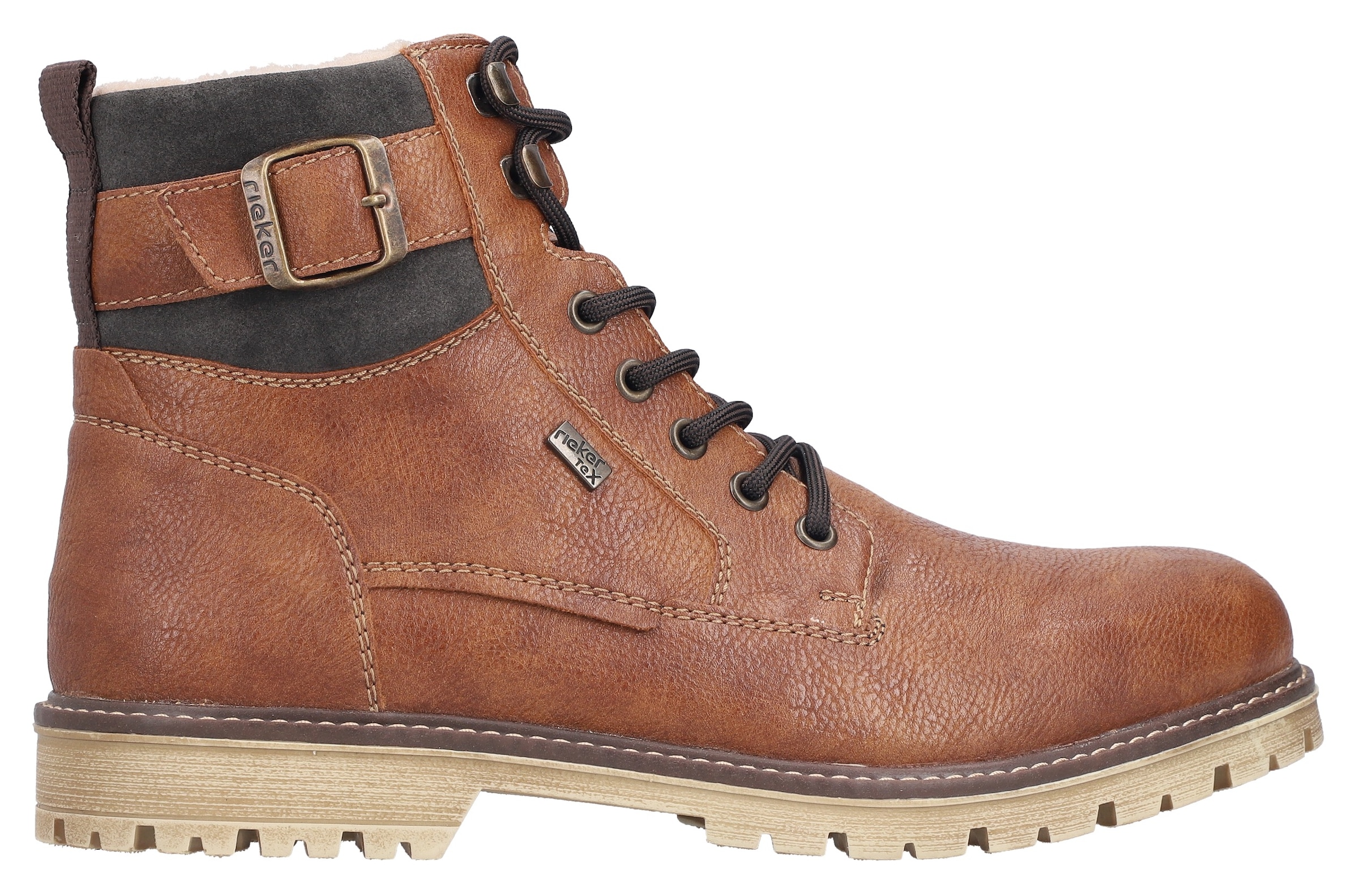 Rieker Winterstiefelette, Winterboots, Schnürboots mit wasserabweisender riekerTEX-Membran