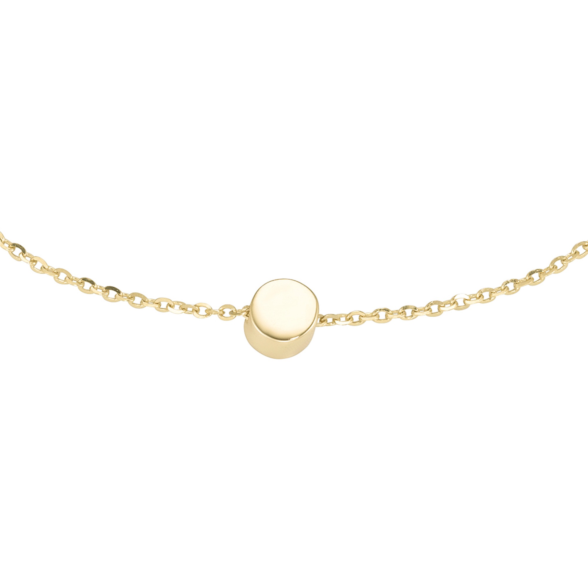Luigi Merano Armband »mit rundem Mittelteil, Gold 375«
