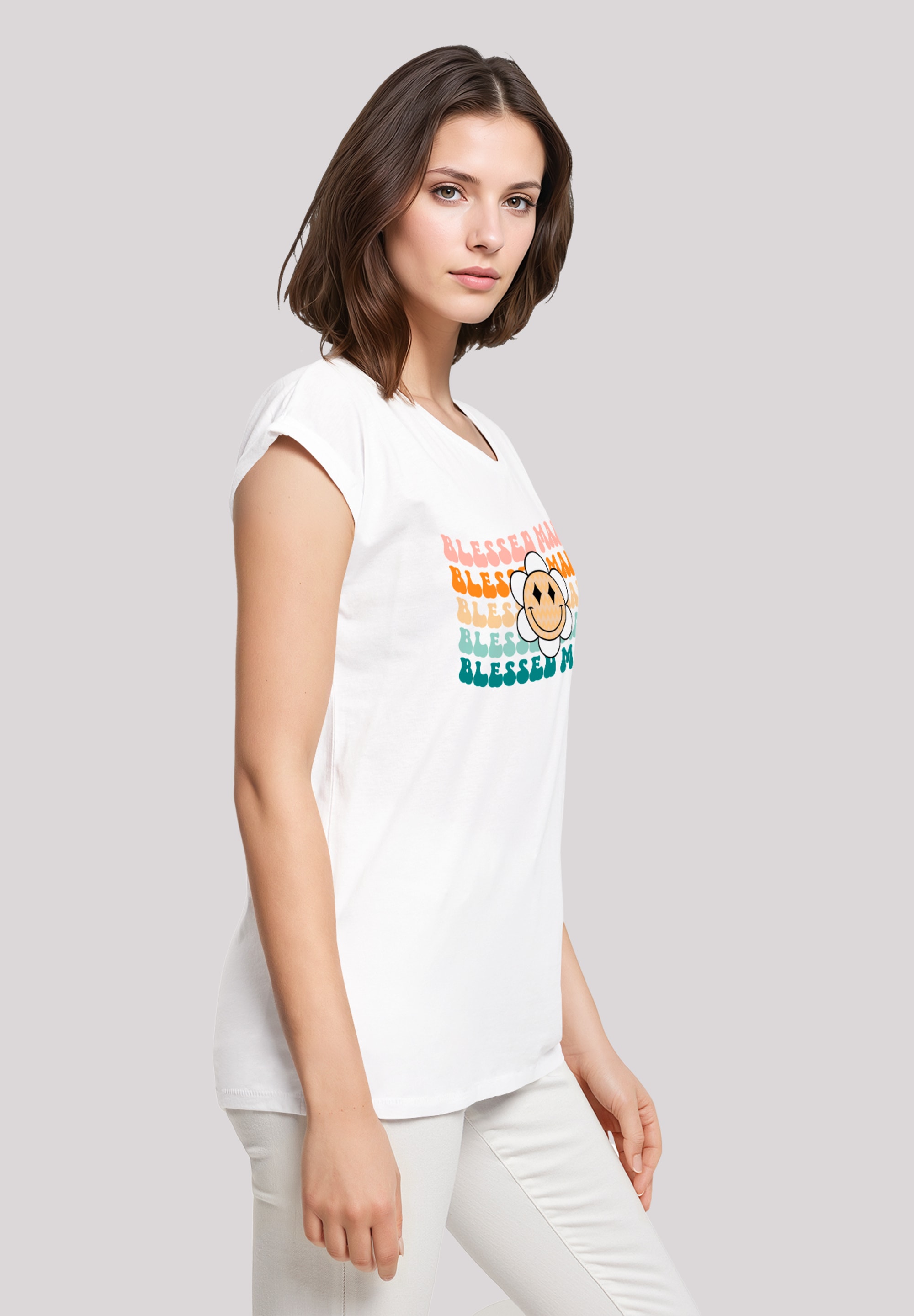 F4NT4STIC T-Shirt »Mothers Day Blessed Mama Vintage«, Premium Qualität