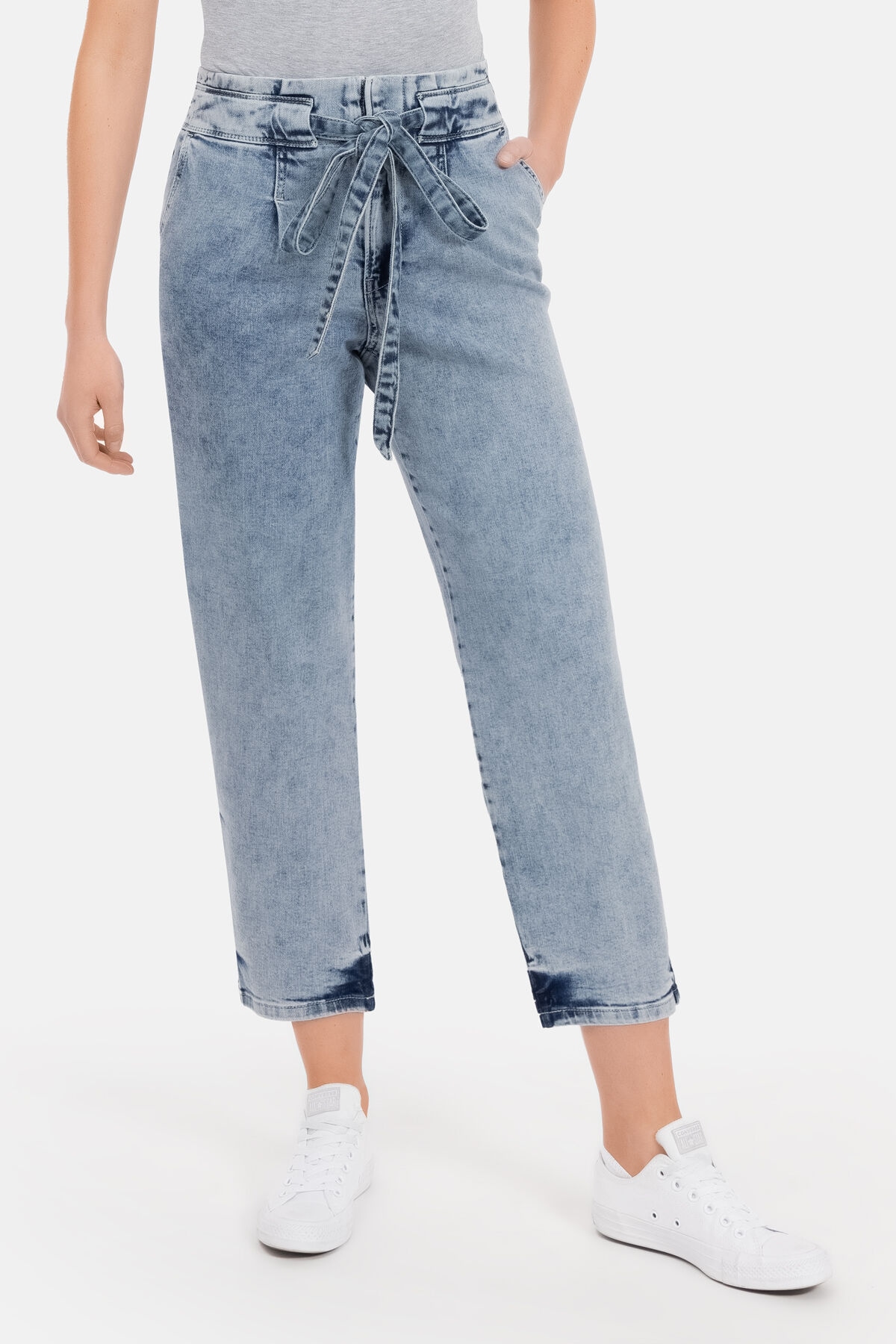 5-Pocket-Jeans »Bea«, mit Stoffgürtel