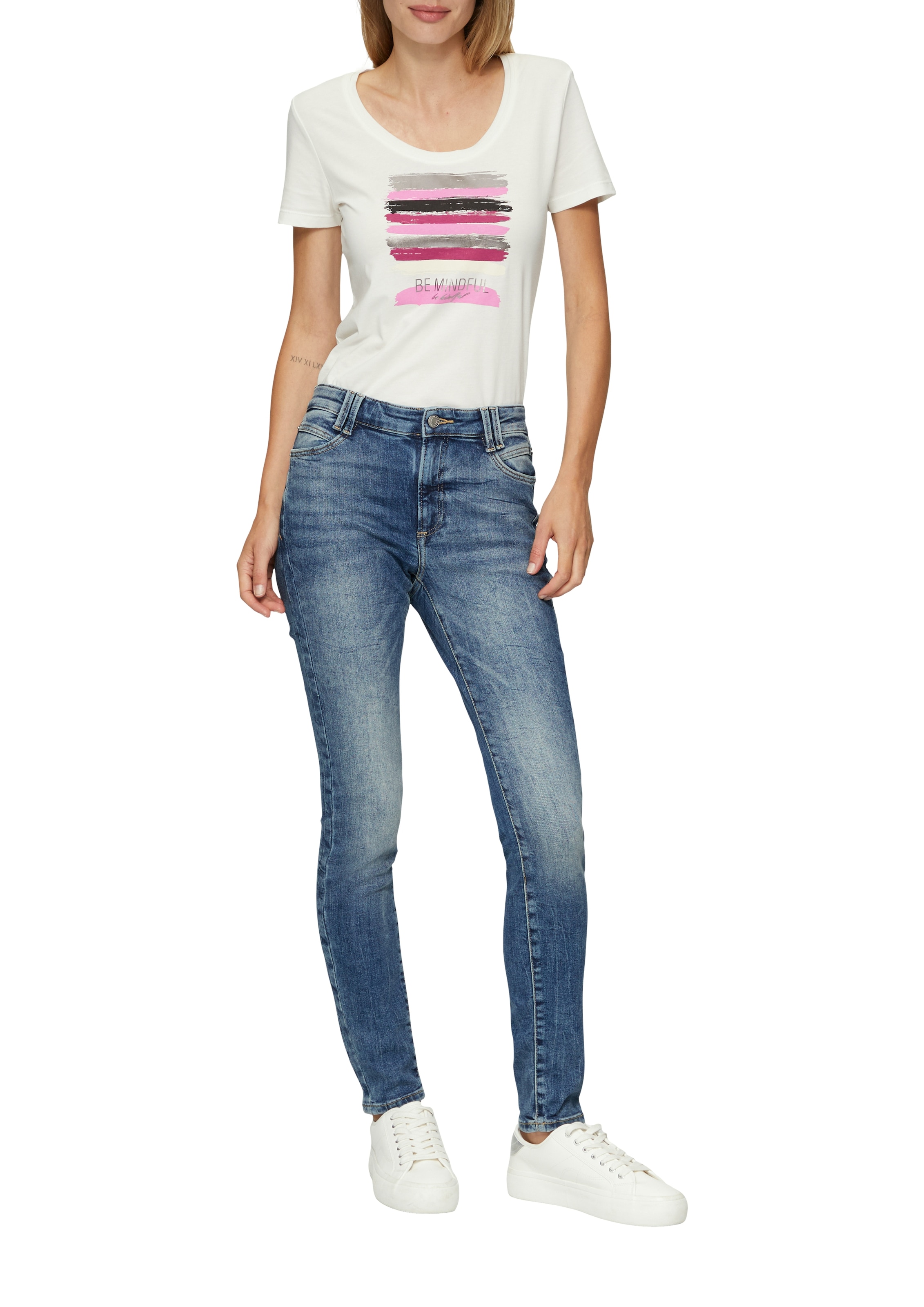 s.Oliver Skinny-fit-Jeans, skinny, mit starker Waschung günstig online kaufen