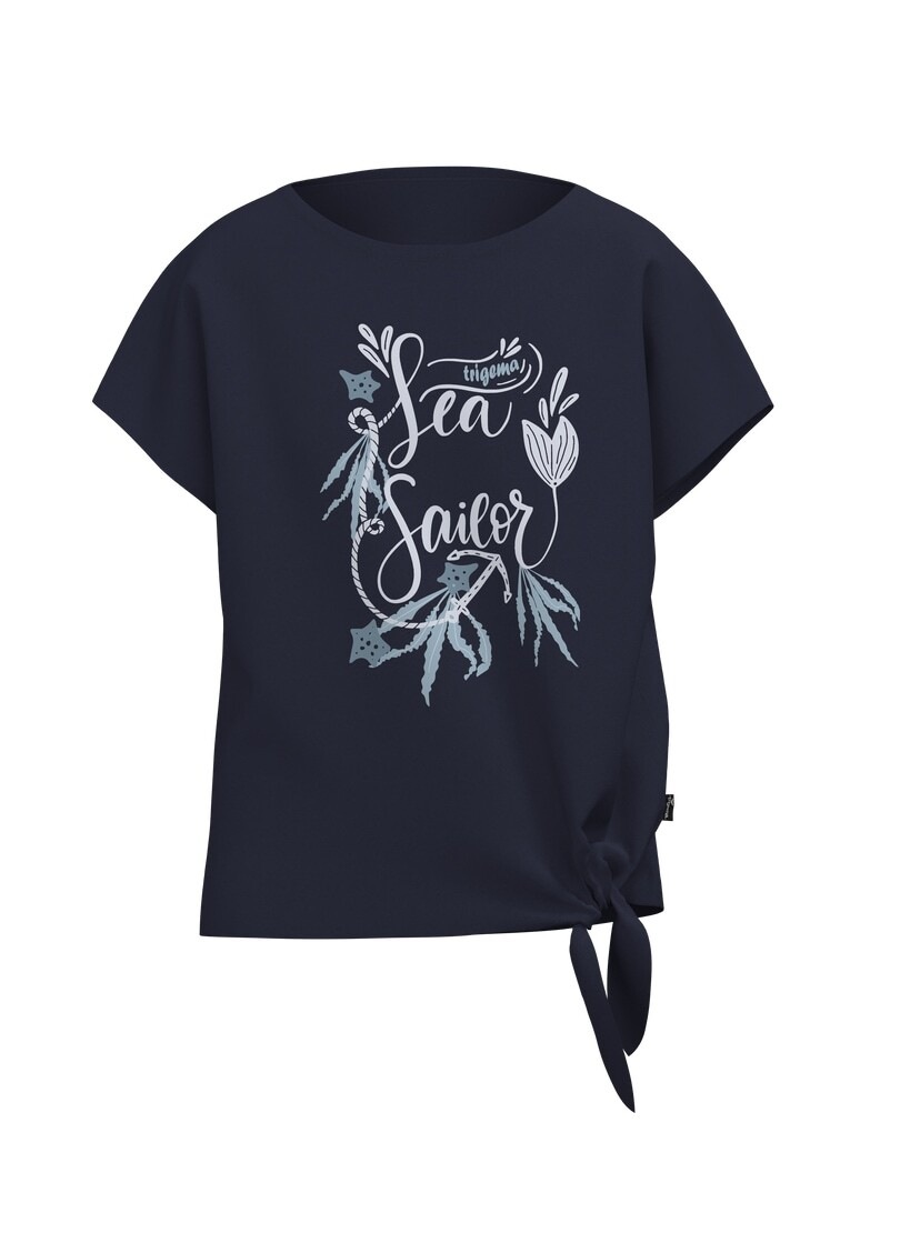 Trigema T-Shirt "TRIGEMA T Shirt mit Maritimem Motiv" 1 günstig online kaufen