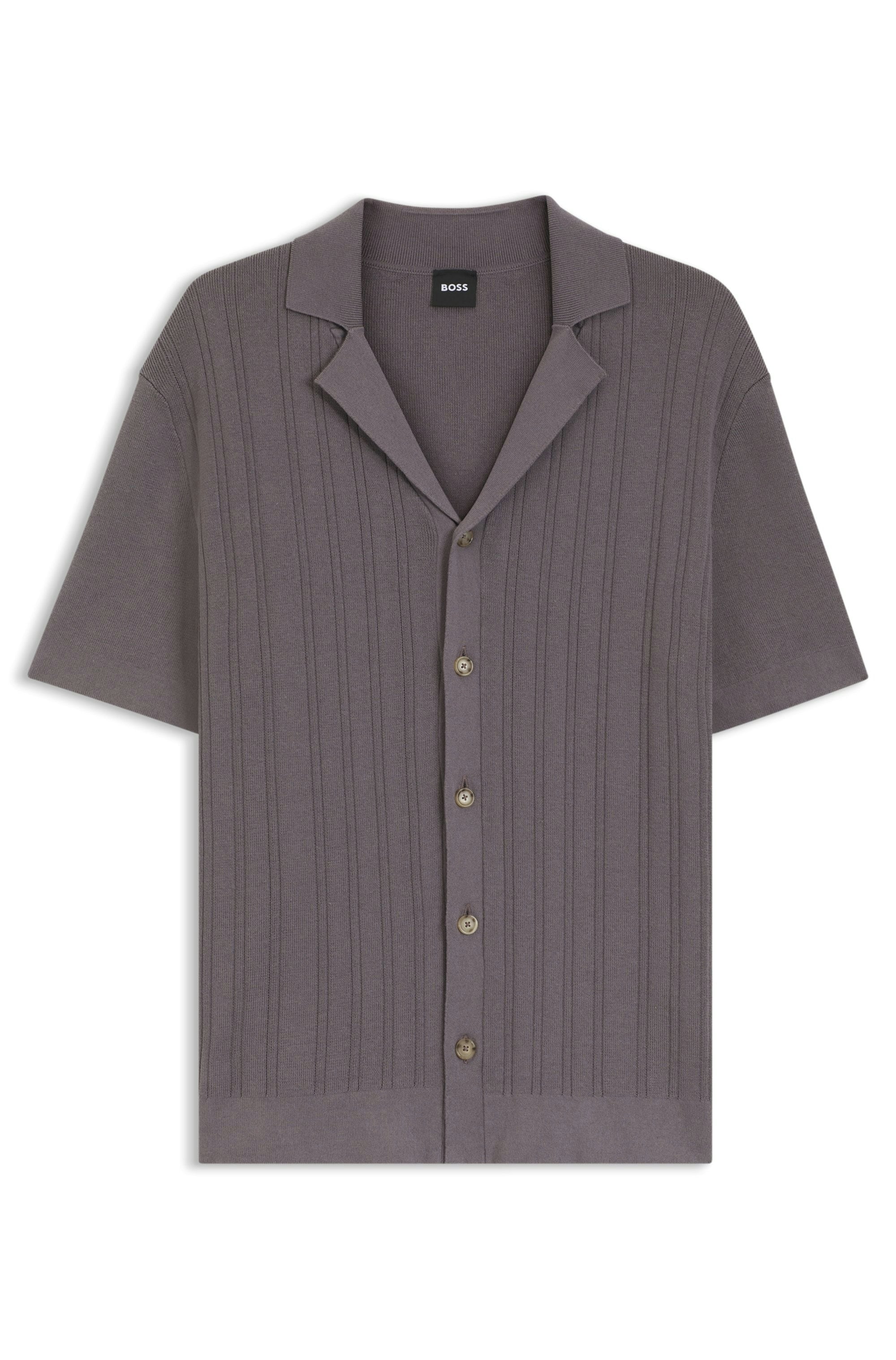 BOSS Cardigan »Neri« Hemd im Regular Fit