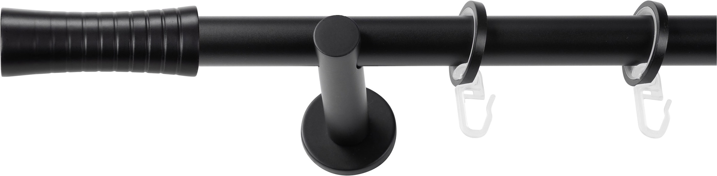 SN DECO GROUP Gardinenstange Ø 19 mm 1 läufig-läufig Fixmaß;kürzbar