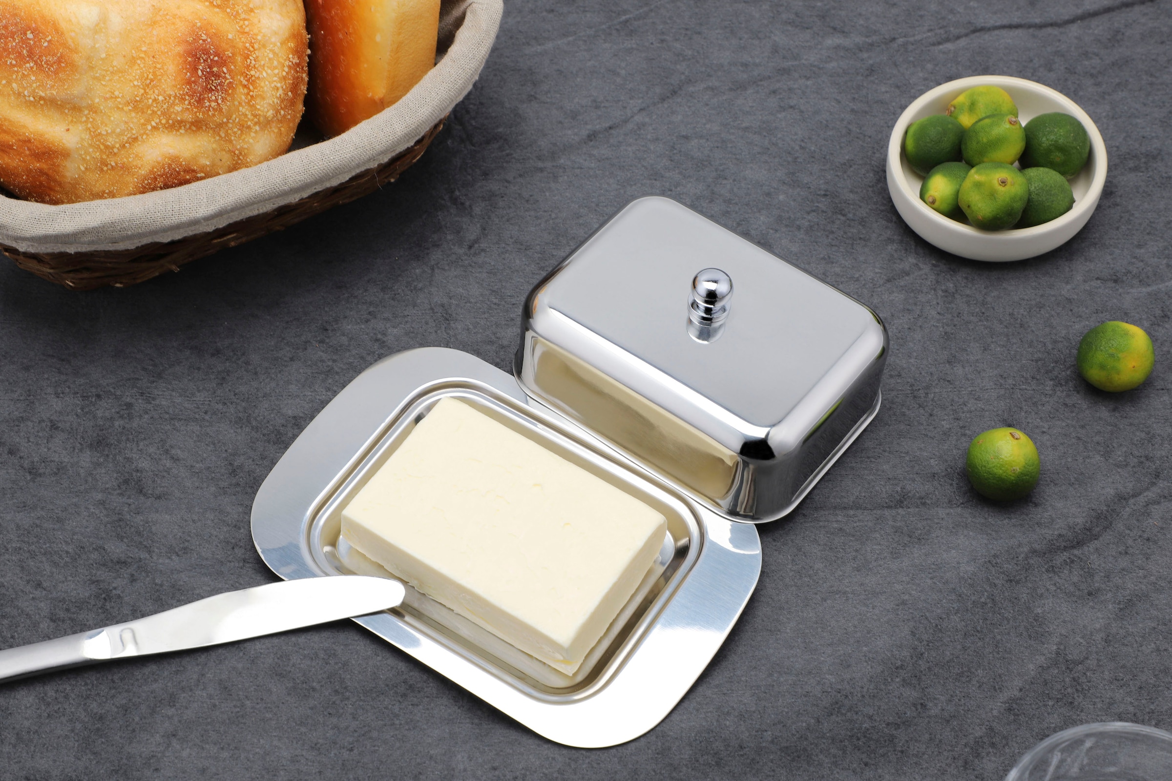 ECHTWERK Butterdose, (1 tlg.), Butterschale, Butterbox mit Deckel, 250 gr