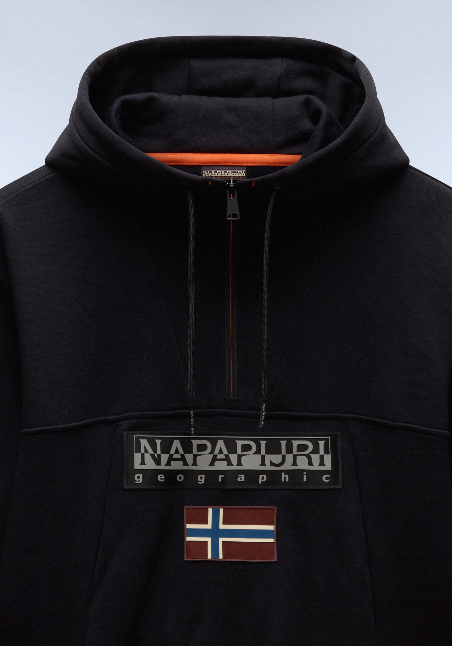 Napapijri Kapuzensweatshirt »BURGEE«, Regular fit mit Kapuze