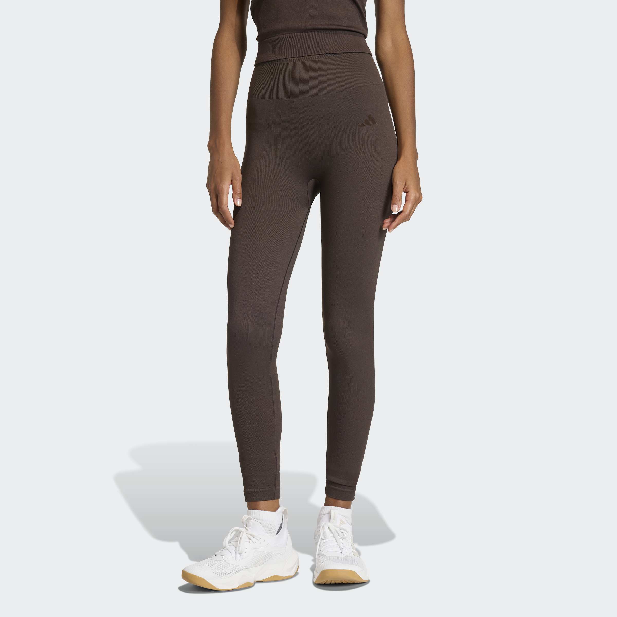 adidas Performance Trainingstights "WE KNIT 1/1 L" mit nahtlosem Strickmaterial, ohne Verschluss, stützende Passform