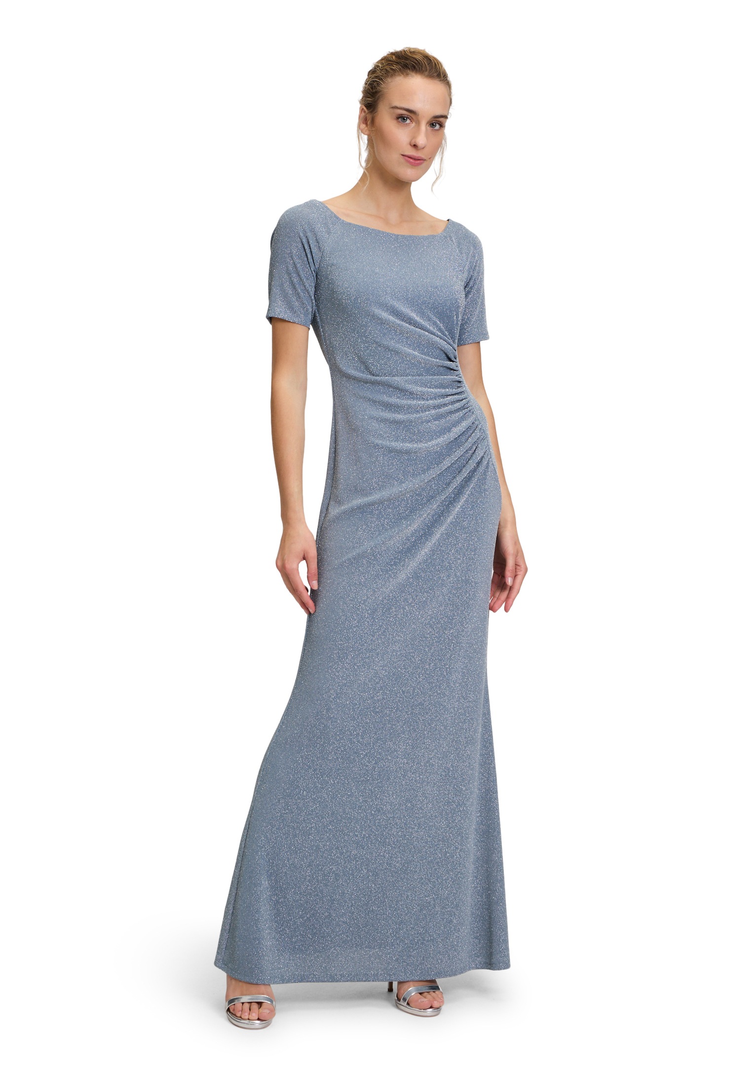 Vera Mont Abendkleid "Vera Mont Damen Abendkleid im Glitzer-Look", Raffung günstig online kaufen