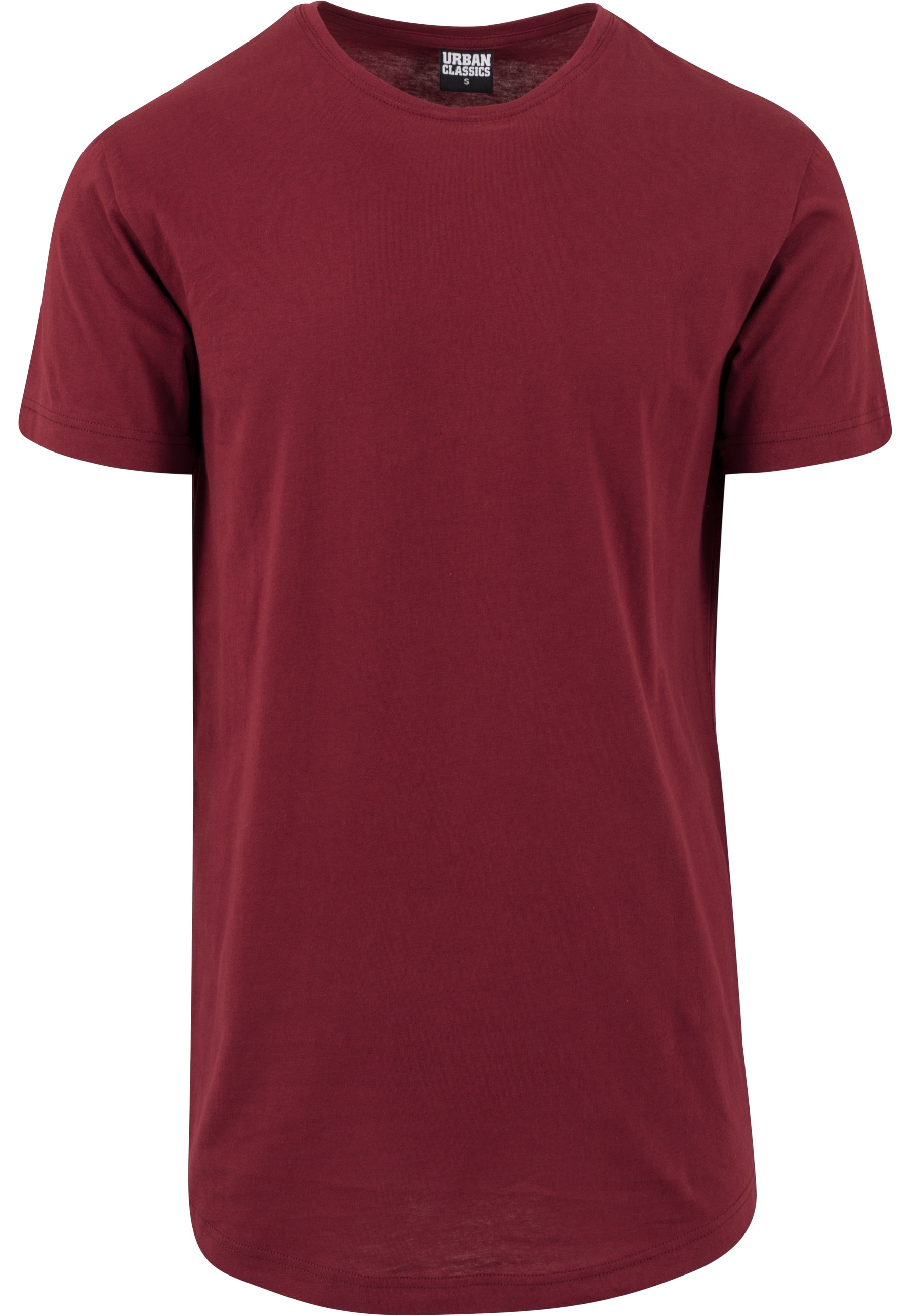 URBAN CLASSICS Kurzarmshirt "Urban Classics Herren Shaped Long Tee" 1 Stk.