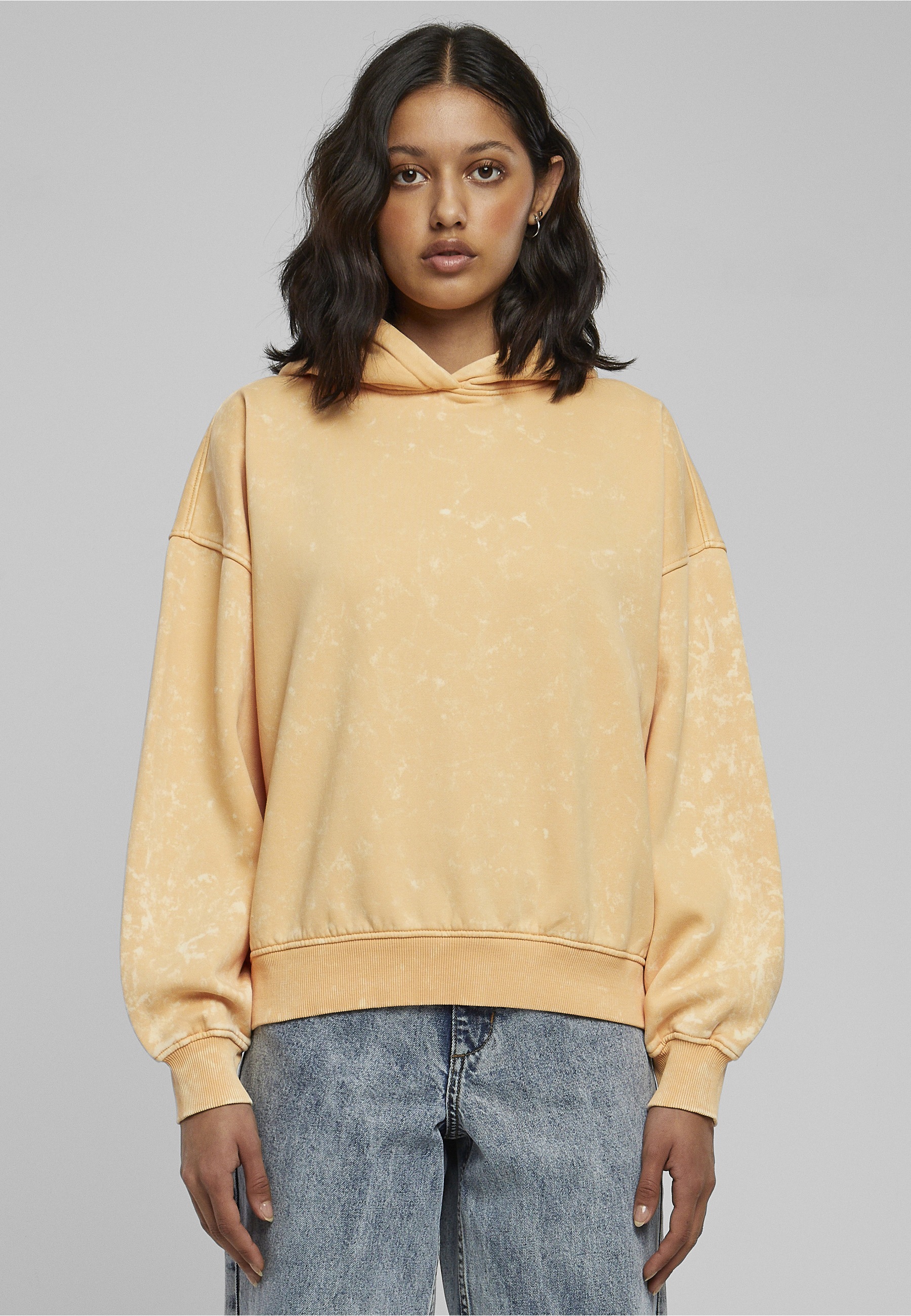 URBAN CLASSICS Kapuzenpullover »Urban Classics Damen Ladies Oversized Towel Washed Hoody« 1 Stk.