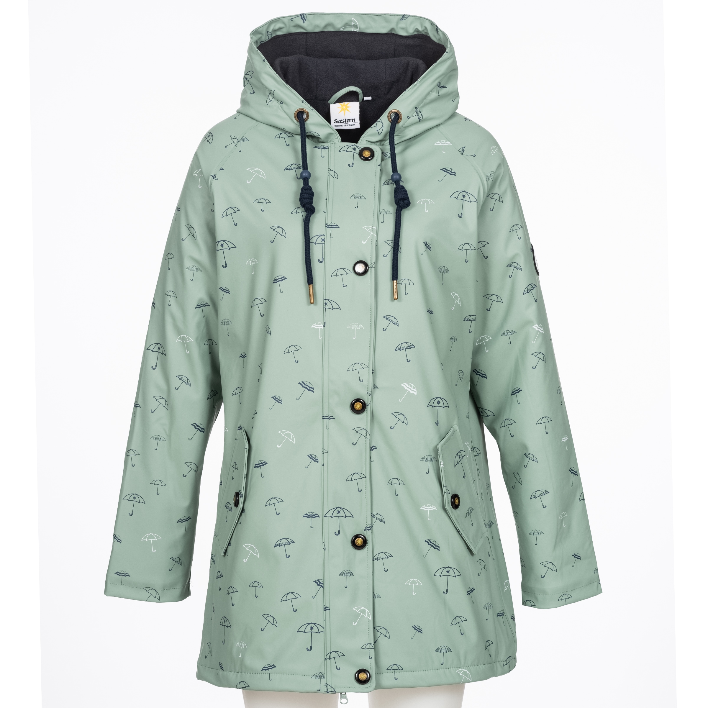 ankerglut Regenjacke "Friesennerz ankerglutsea Regenmantel, Longjacket" auch in Großen Größen erhältlich