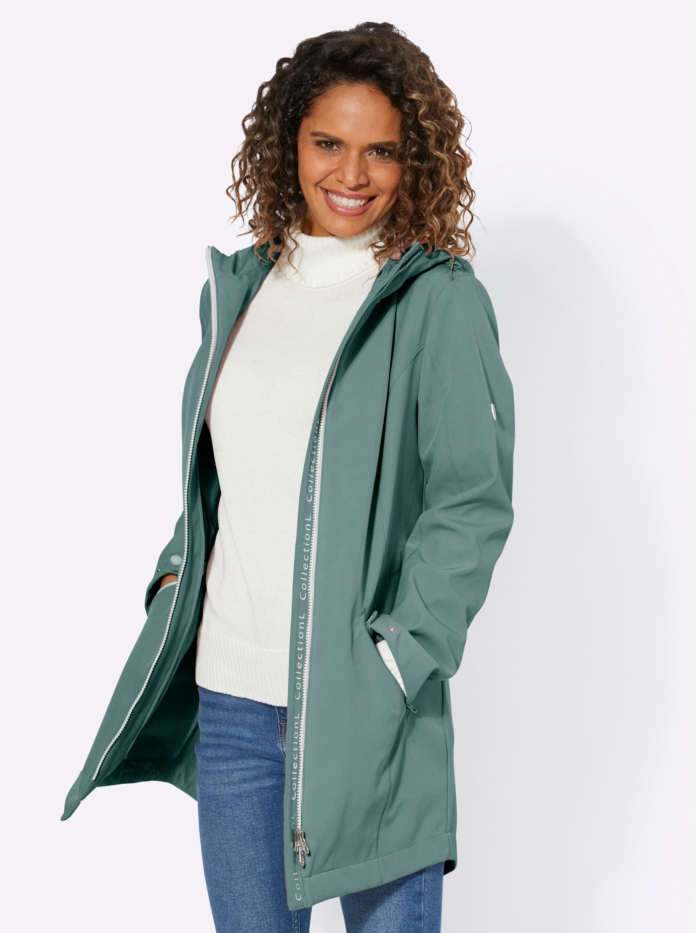 | mit BAUR Softshelljacke, Black Friday Looks Casual Kapuze