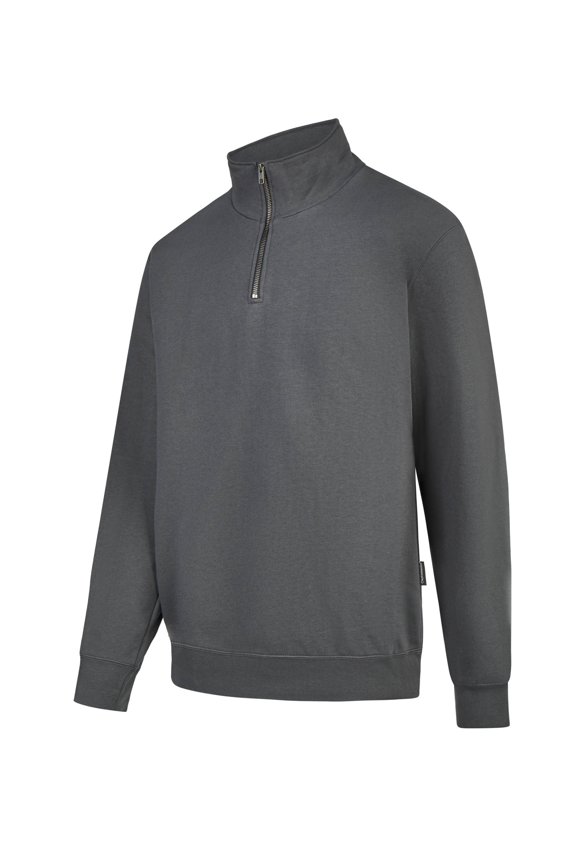 Cleptomanicx Sweatshirt , mit Halfzip am Kragen
