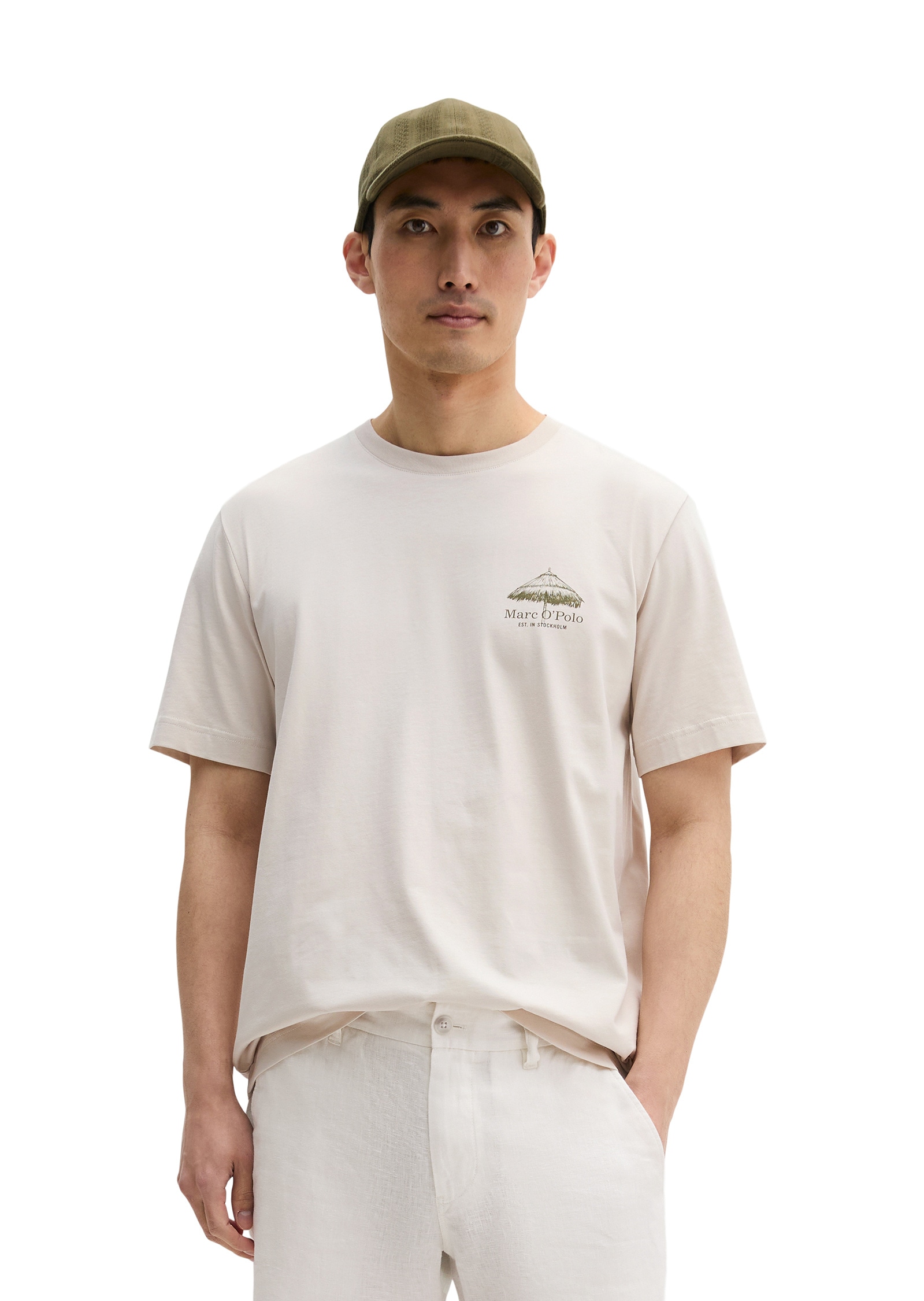 Marc OPolo T-Shirt "mit sommerlichem Rückenprint"