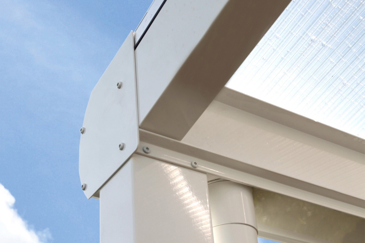 Skanholz Terrassendach »Genua«, 541 cm Breite, verschiedene Tiefe