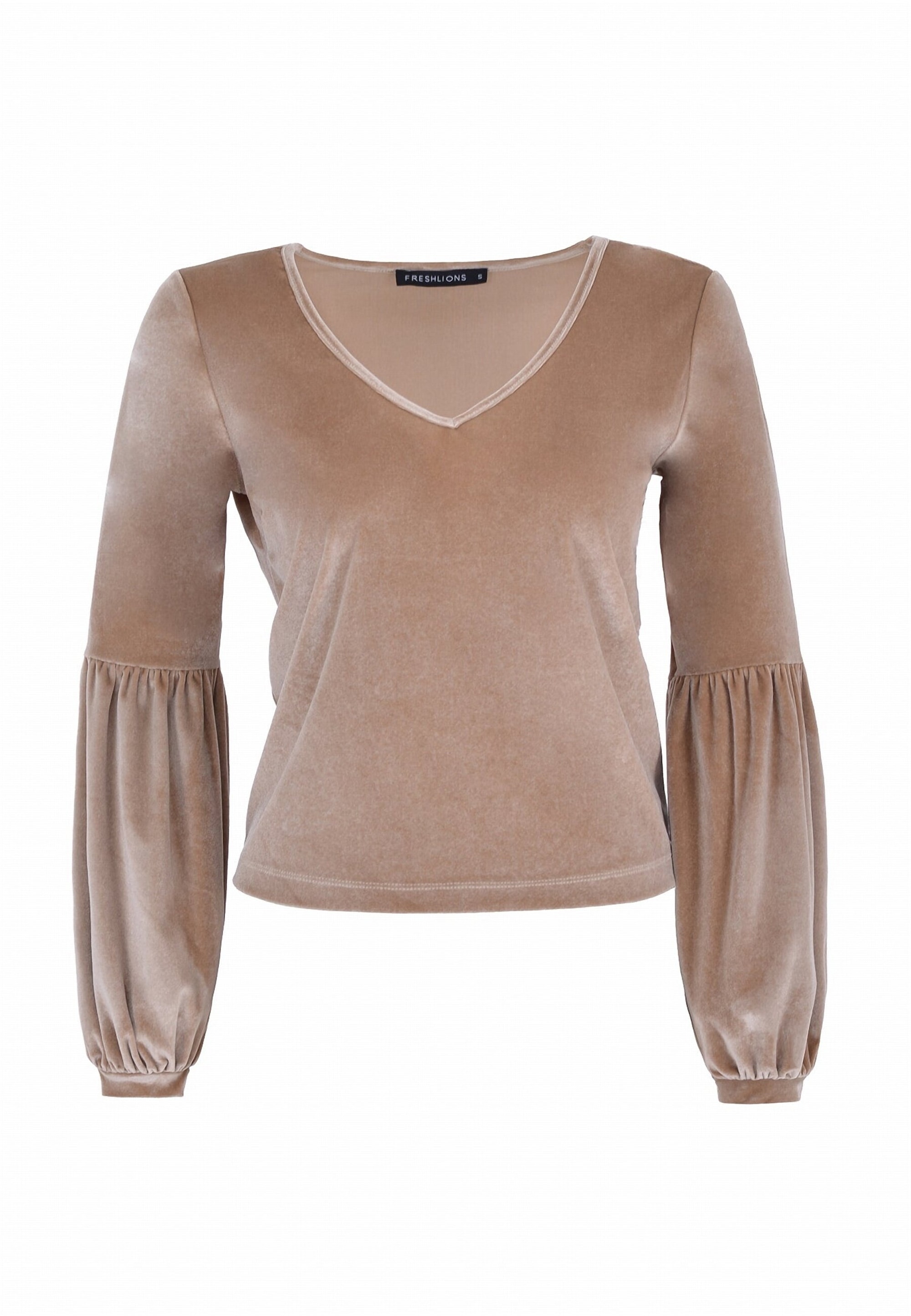 freshlions Langarmshirt »Viveka«, (1 tlg.), aus samtig, weichem Stoff hergestellt