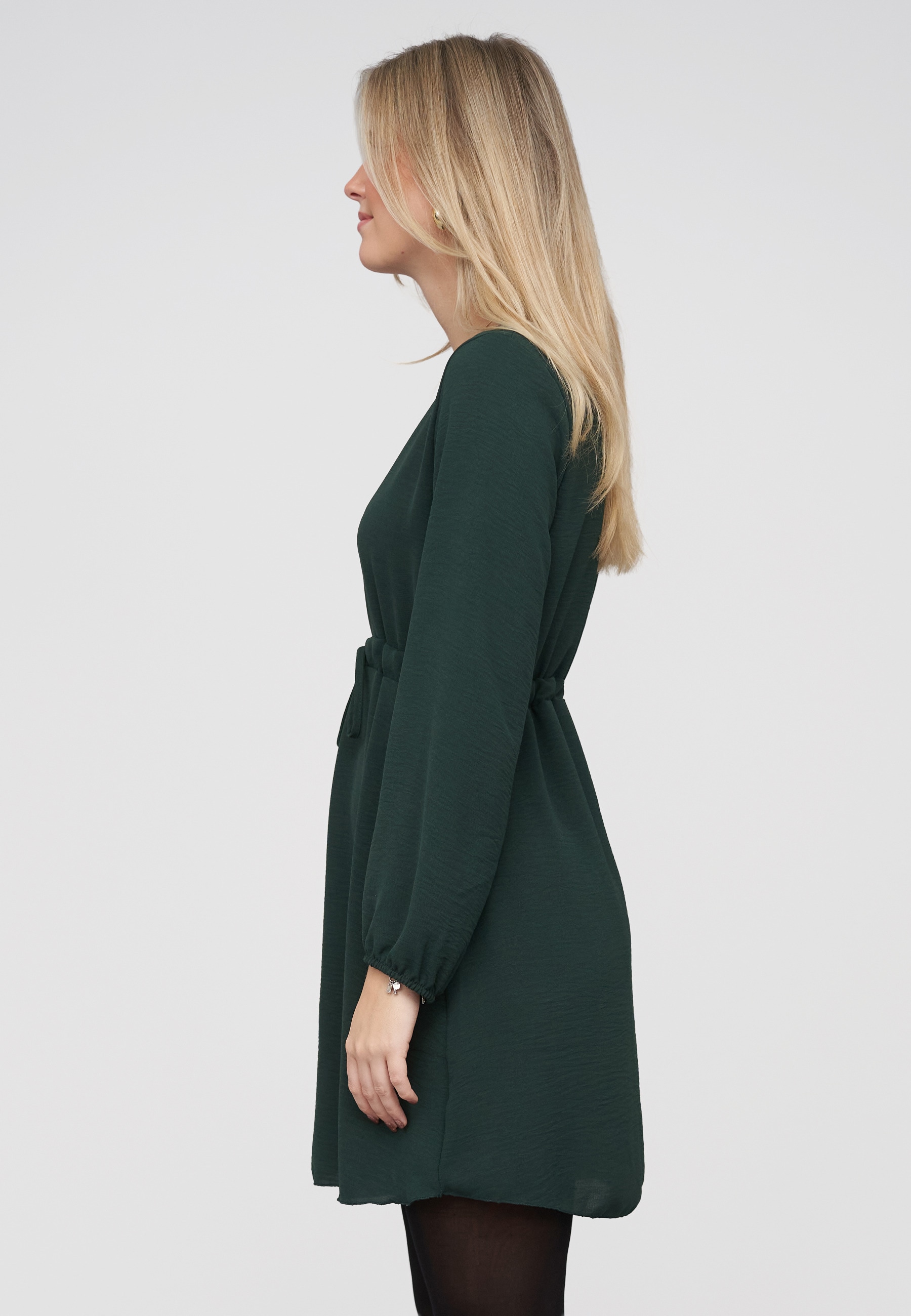 CLOUD 5IVE A-Linien-Kleid »CLOUD 5IVE Longsleeve Musselin Dress« 1 tlg.