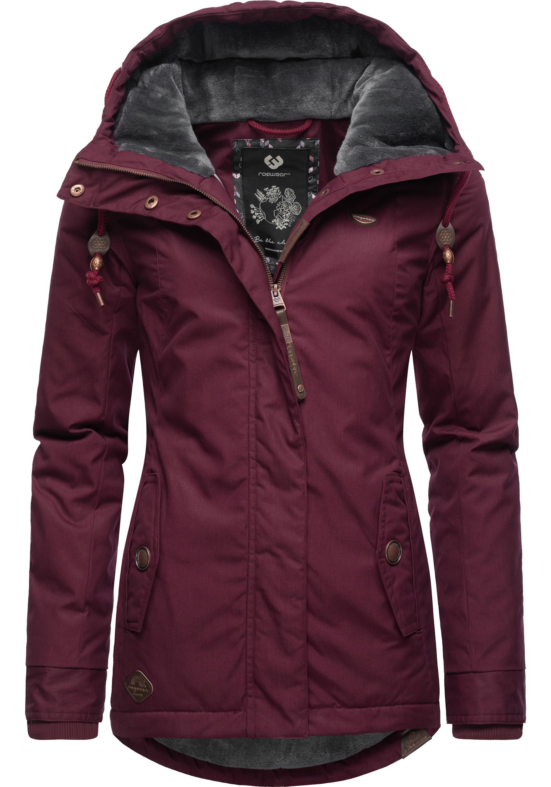 Ragwear Winterjacke "Monade", mit Kapuze, Damen Winterparka mit Kapuze und günstig online kaufen