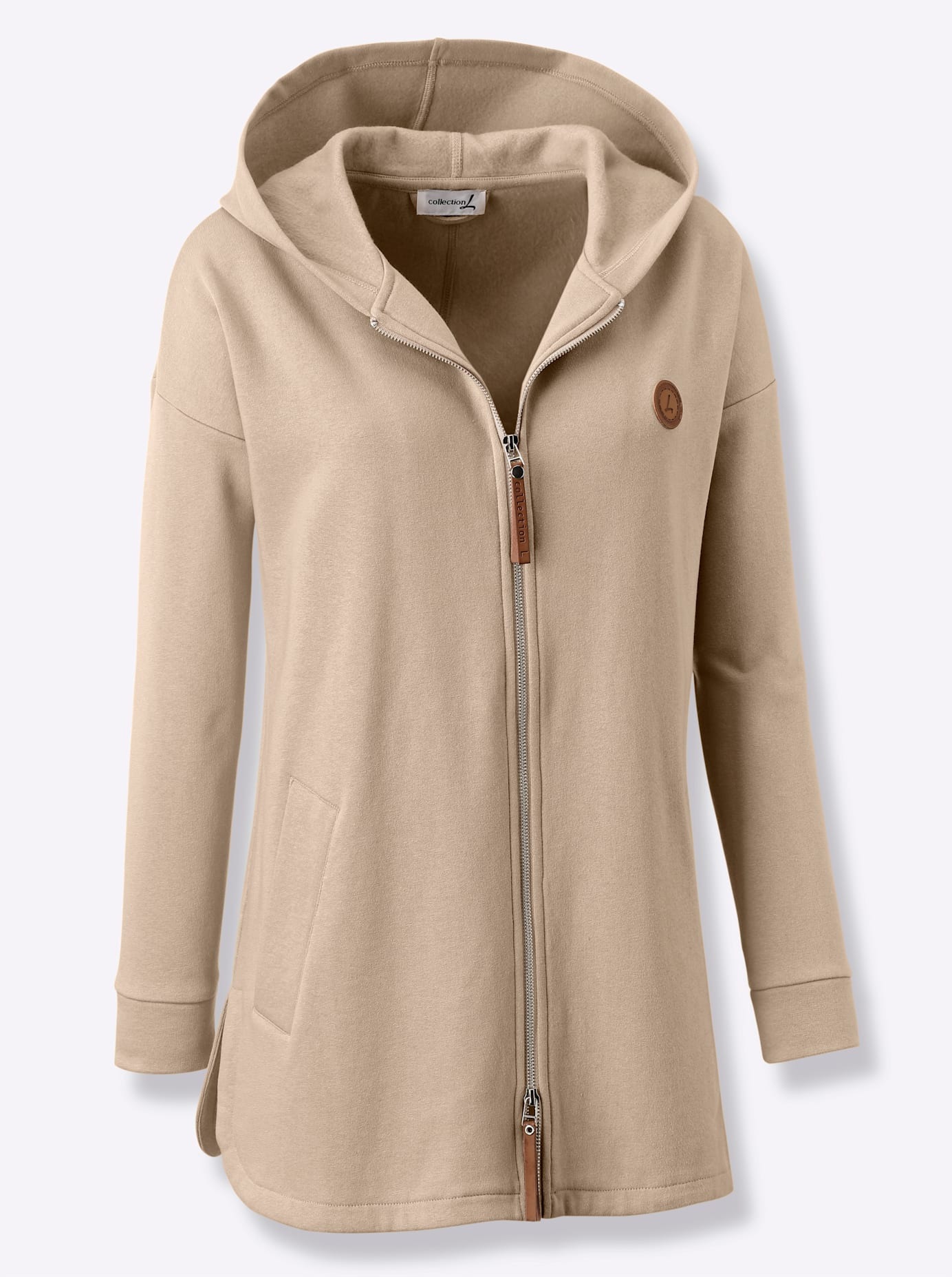 Casual Looks Shirtjacke "Sweatjacke" 1 Stk. günstig online kaufen