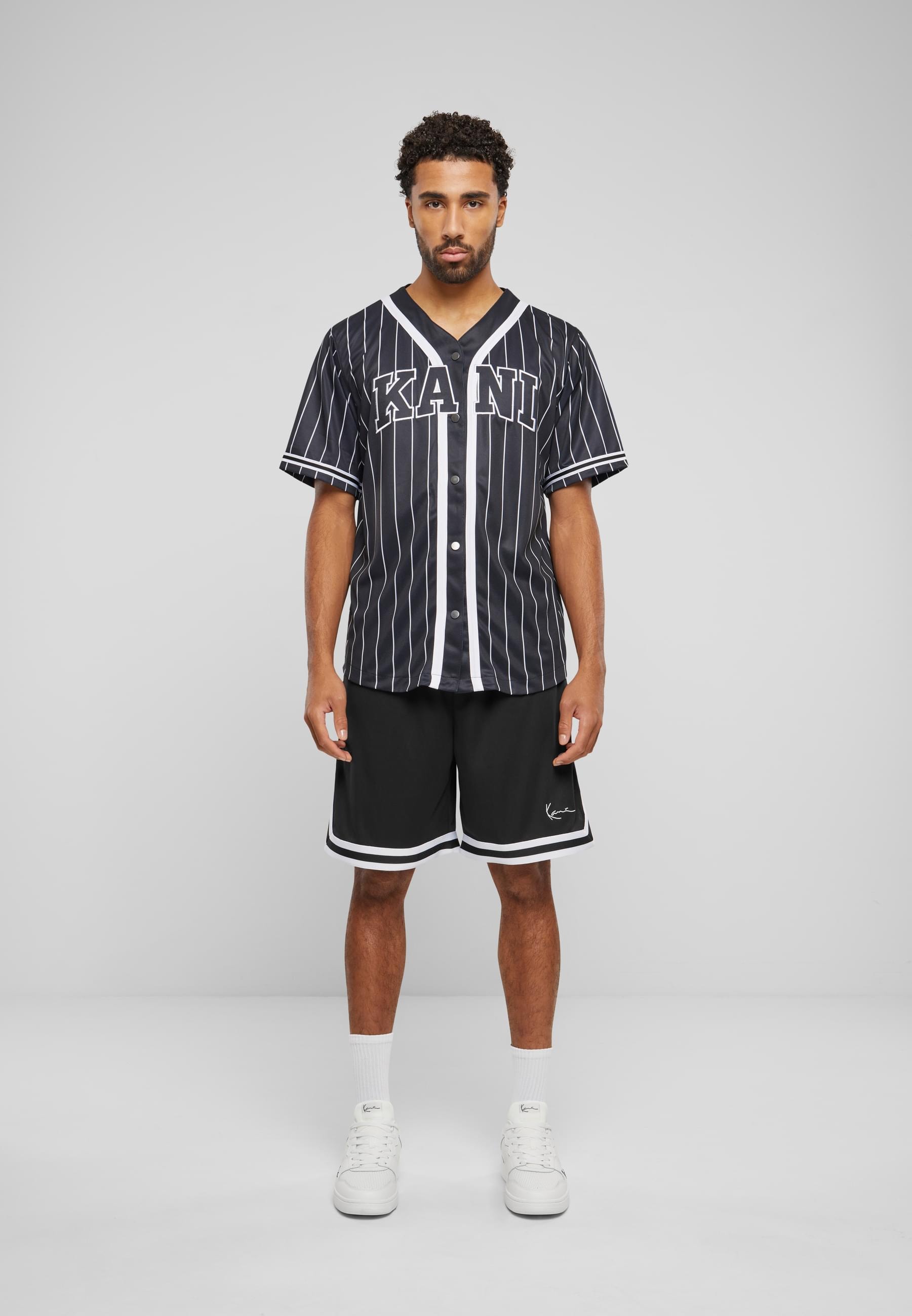 Karl Kani Stoffhose »Karl Kani Herren Signature Mesh Shorts«, (1 tlg.)