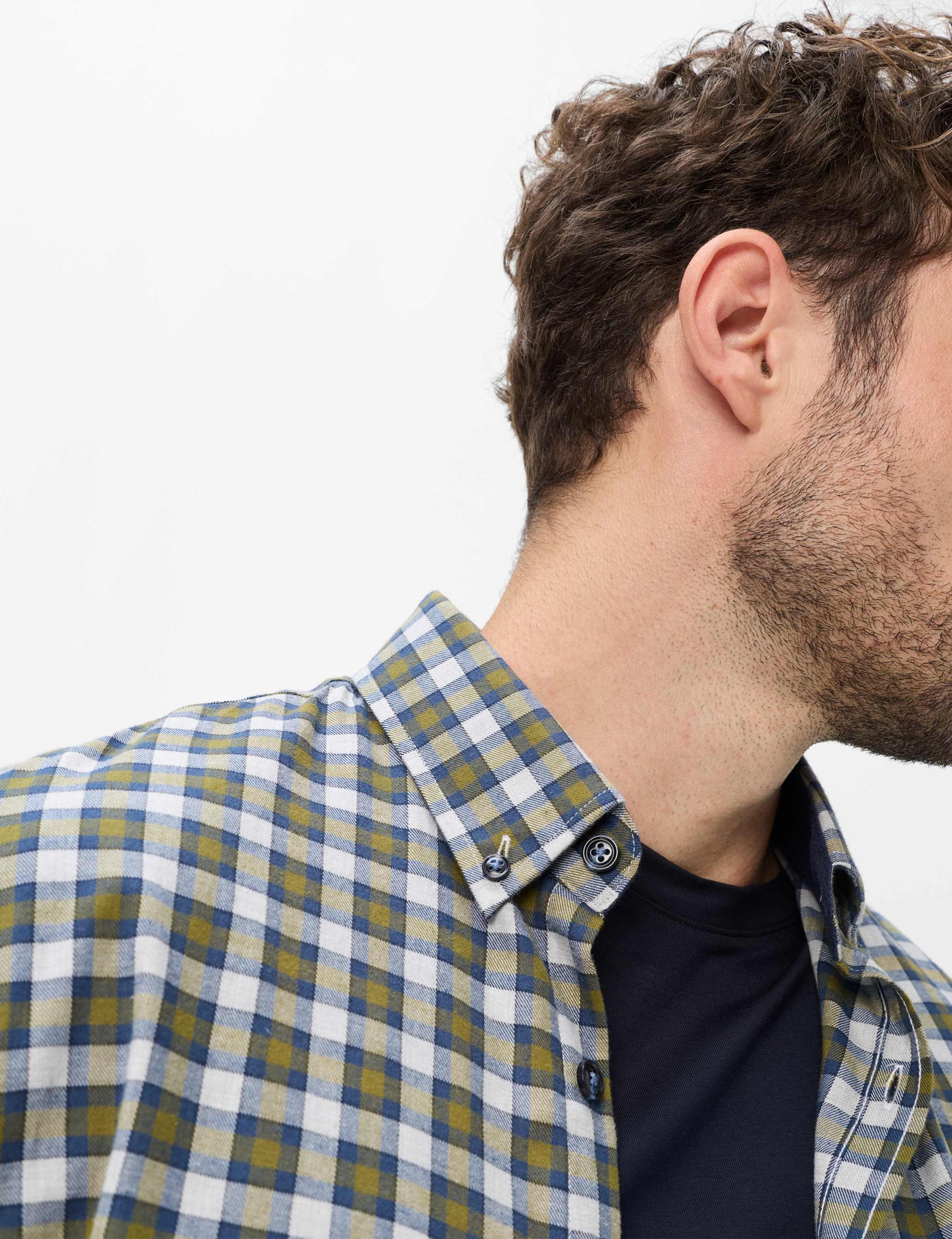 Brax Businesshemd »Style DANIEL« Flanell: Herrenhemd aus reiner Baumwolle