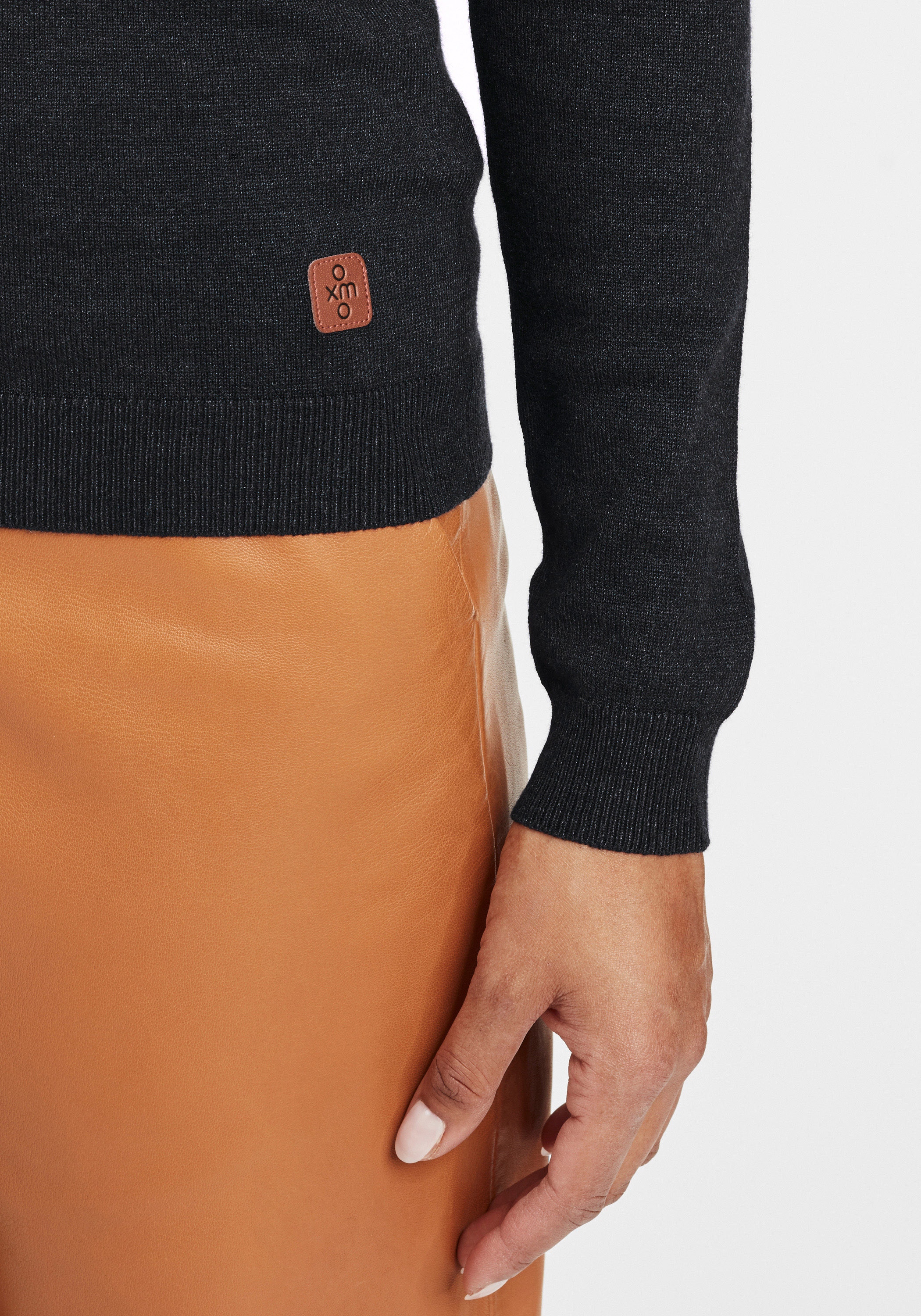 OXMO Strickfleece-Pullover »Strickpullover OXEdda«