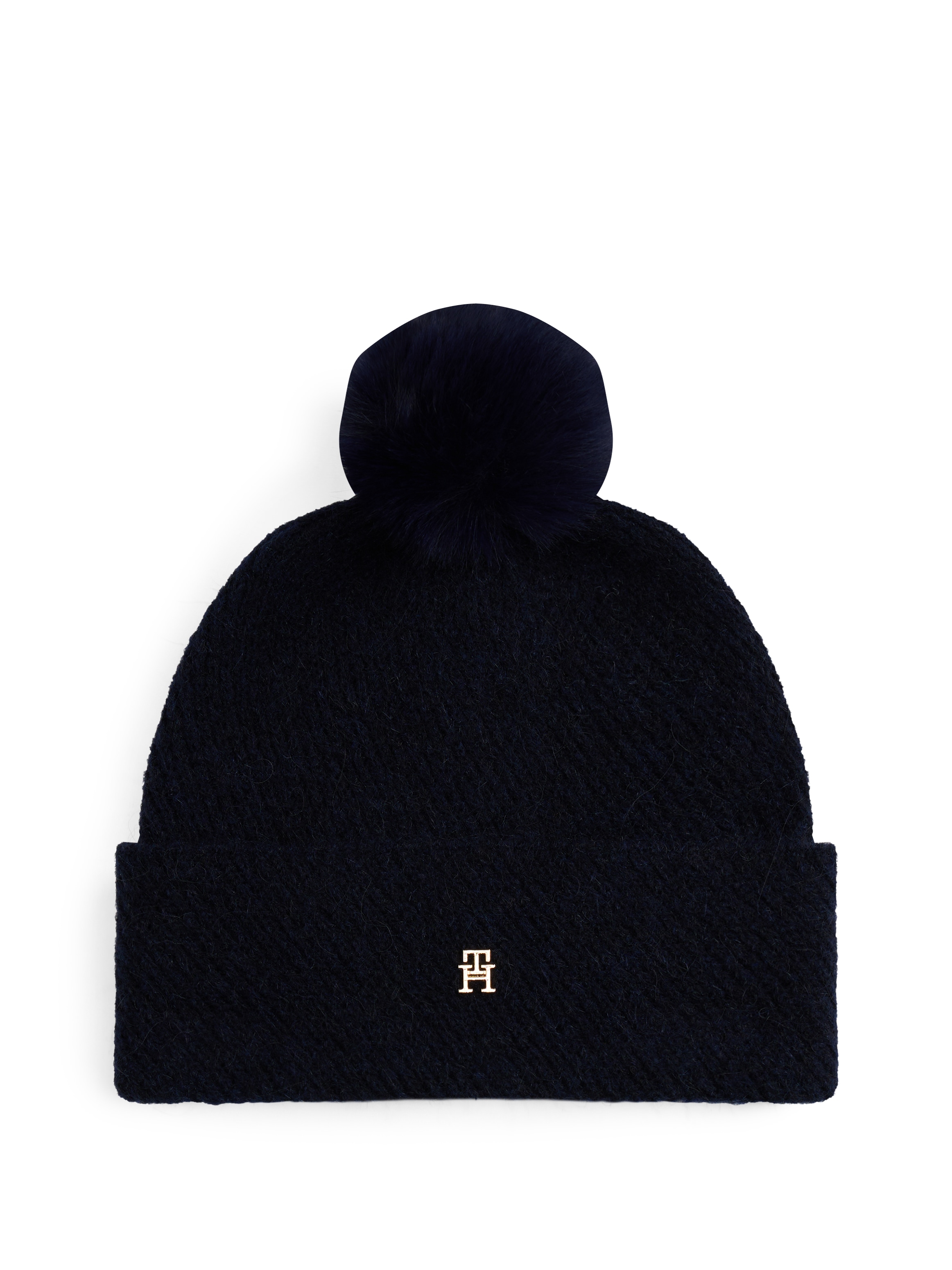 Tommy Hilfiger Bommelmütze "POM POM BEANIE", Regular fit mit Bommel günstig online kaufen
