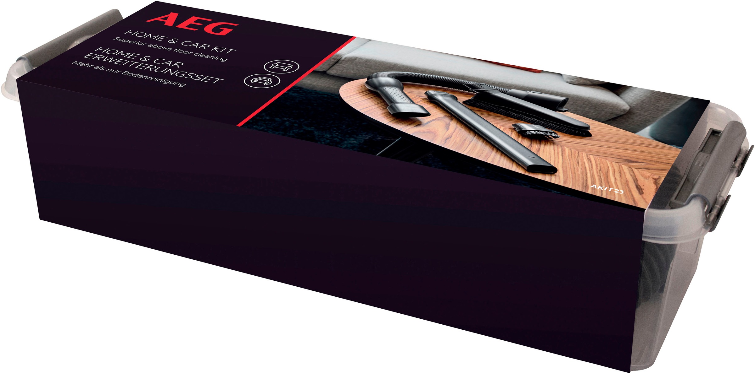 AEG Staubsaugerdüsen-Set "AKIT23" dehnbarer Saugschlauch (58-120 cm) günstig online kaufen