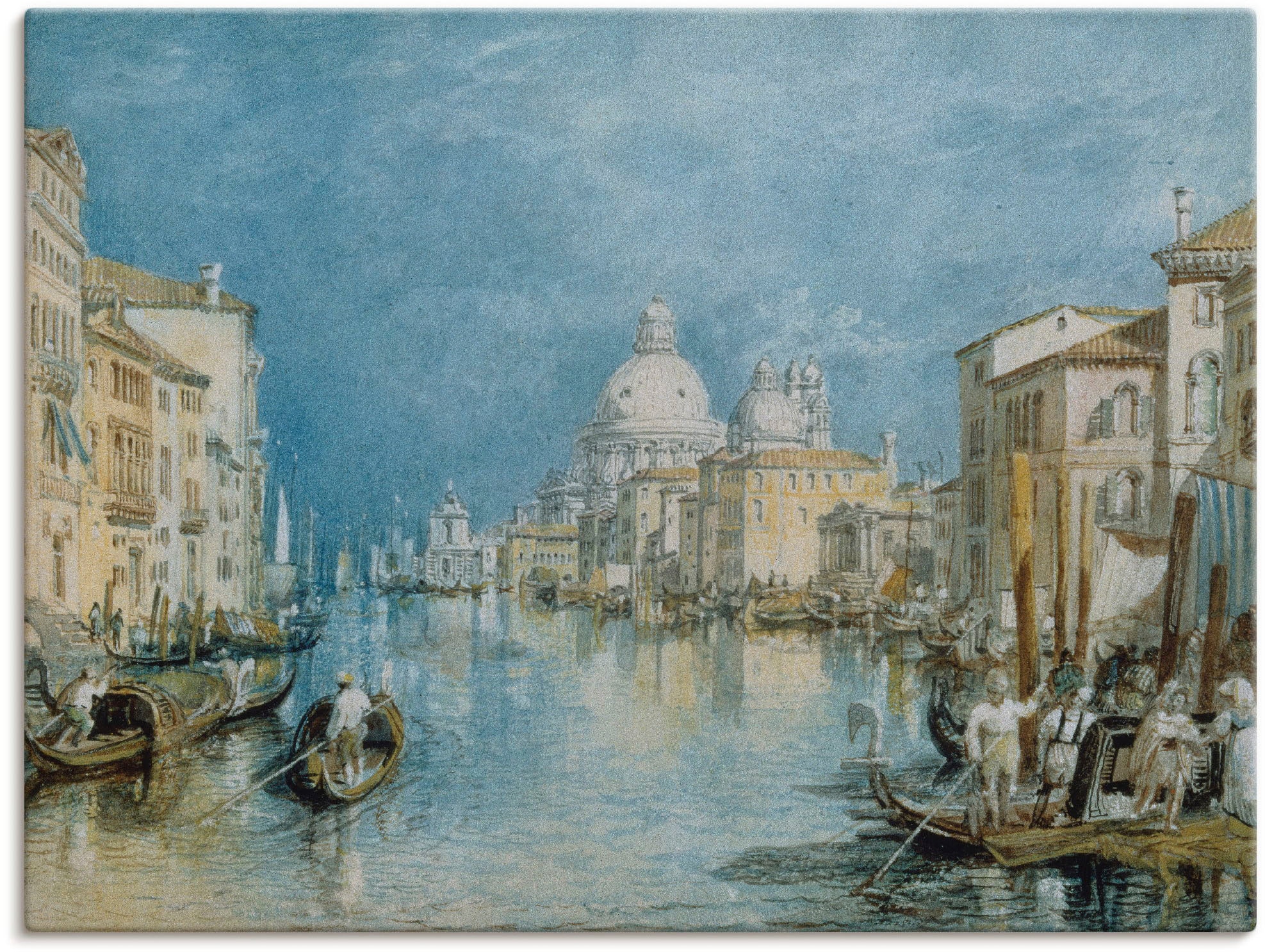 Artland "Venedig, Canale Grande." Italien 1 Stk. tlg. auf Holzrahmen gespan günstig online kaufen