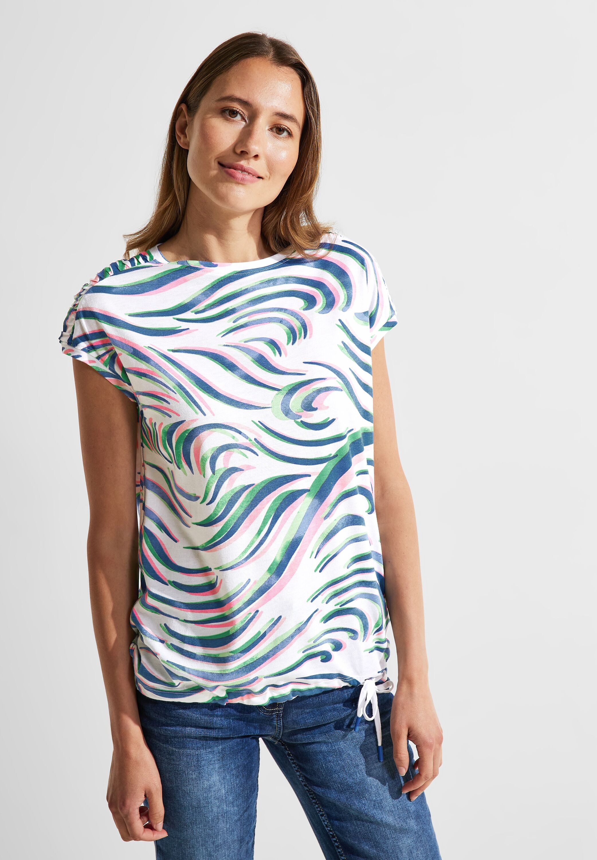Cecil T-Shirt, aus softem BAUR Materialmix | kaufen