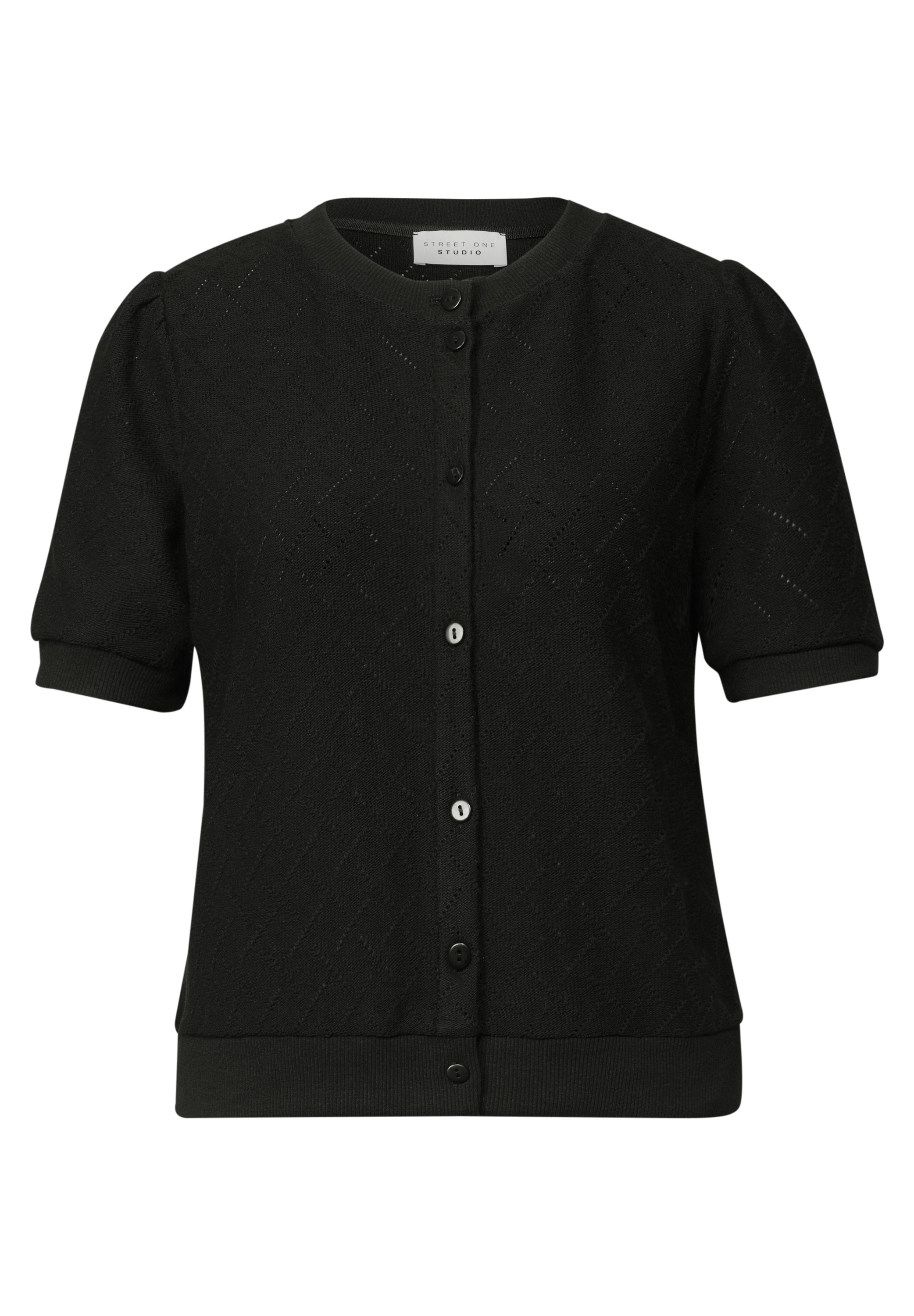 STREET ONE STUDIO Cardigan mit Rundhalsausschnitt
