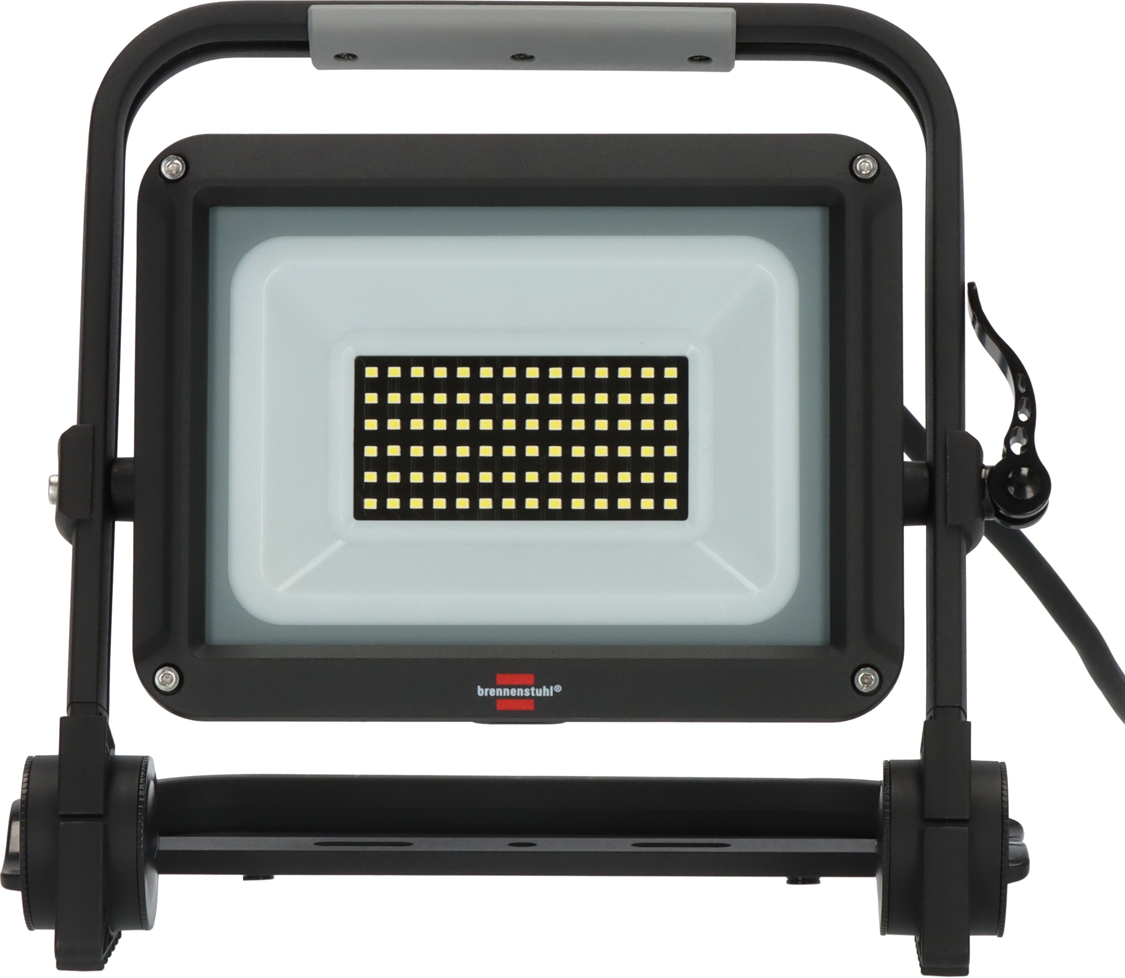 LED Arbeitsleuchte BRENNENSTUHL "JARO 7060 M", schwarz, B:27,5cm H:26cm L:7,5cm, Leuchten, mit Schnellspannverschluss