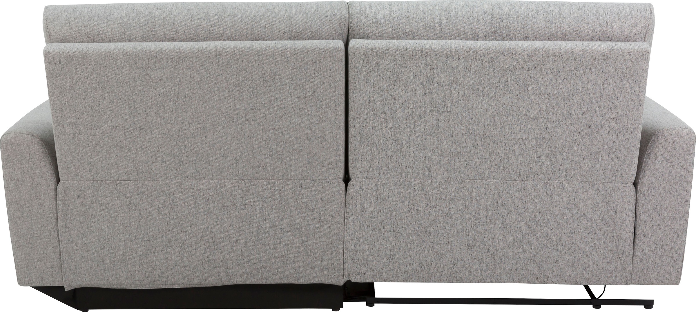 INOSIGN Ecksofa »JENNA, L-Form, 209cm, manuelle u. elektrische Funktion, mit USB A/C,«, Liegefunktion 105°-150°, Federkern, Struktur fein