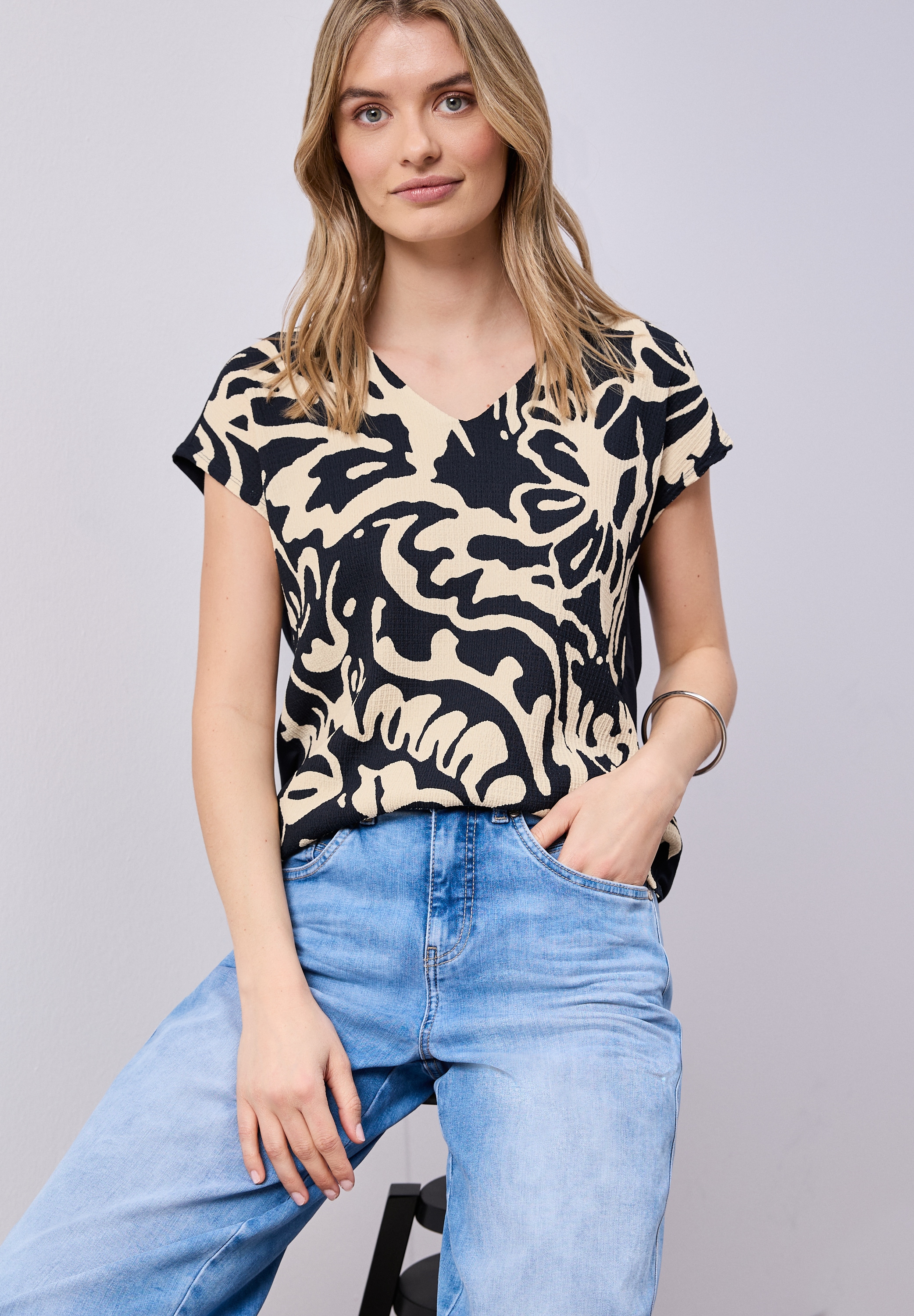 STREET ONE Shirttop mit All-Over Print