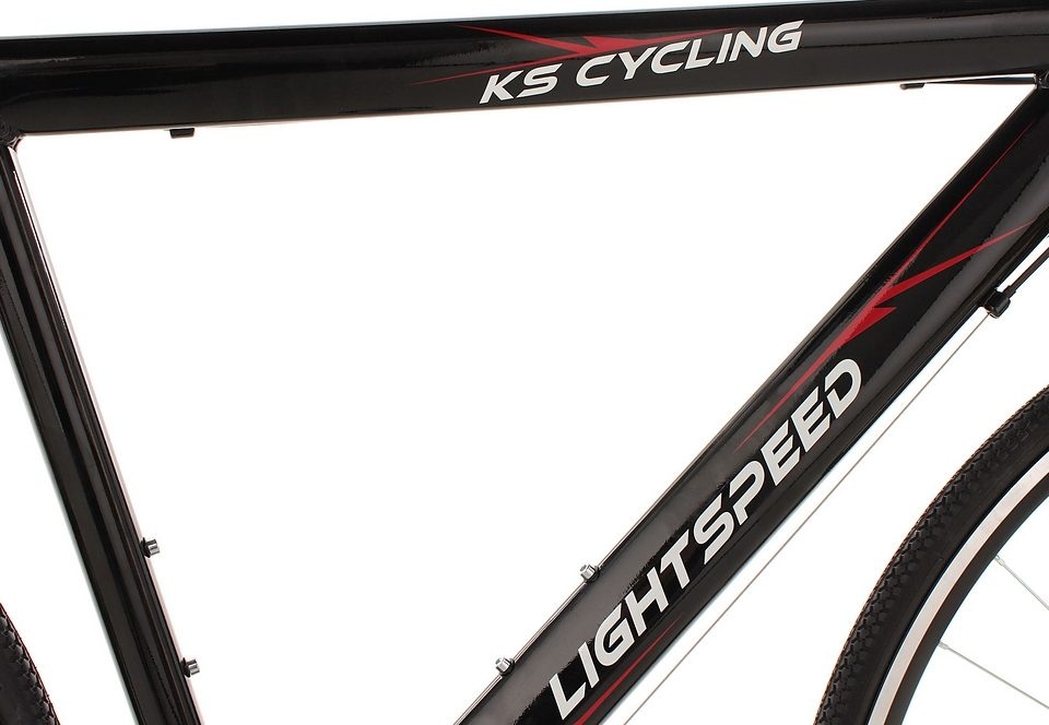 KS Cycling Fitnessbike »Lightspeed«, 21 Gang, Shimano, Tourney RD-TX 35 Schaltwerk, Kettenschaltung