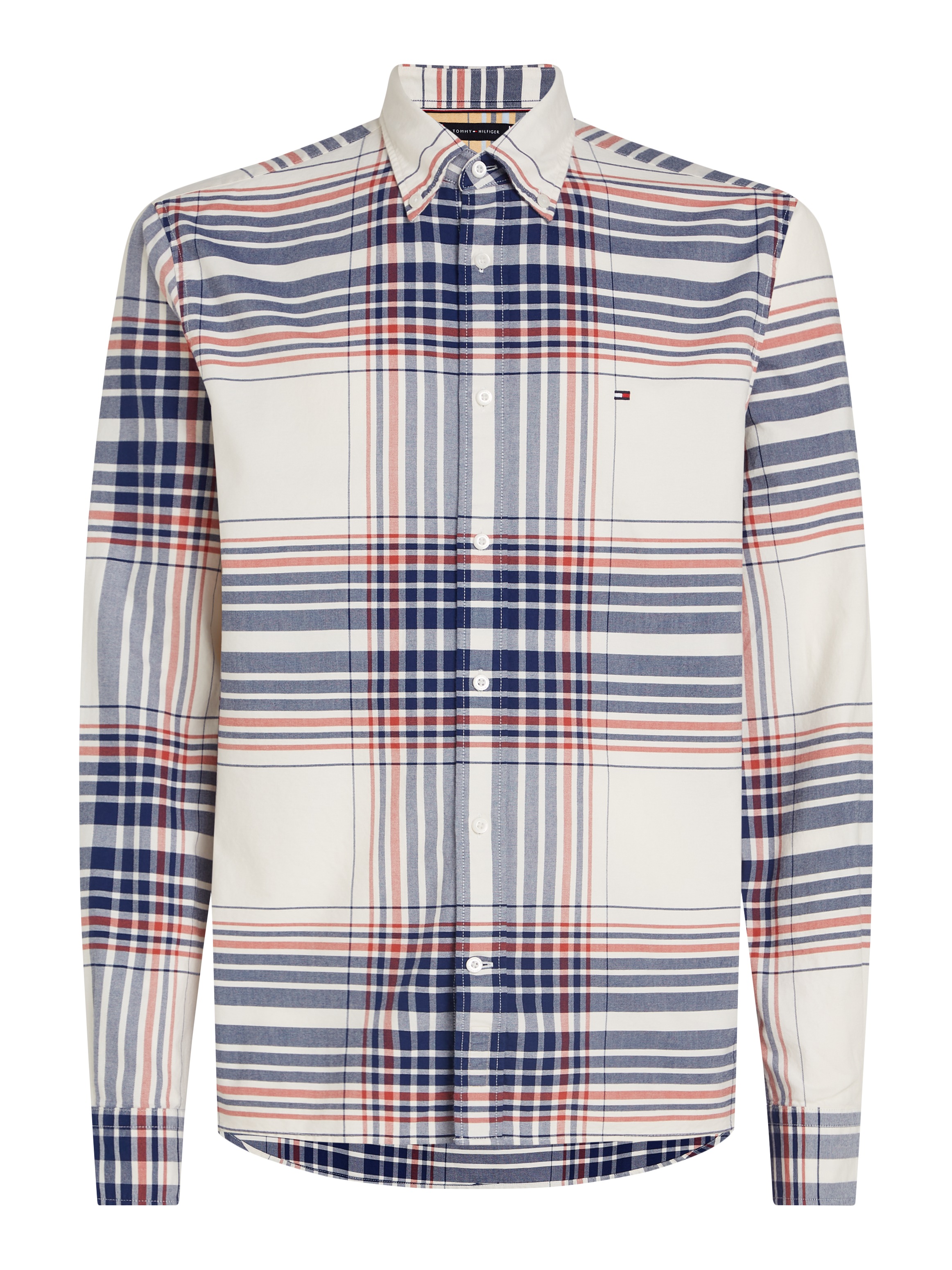 Tommy Hilfiger Langarmhemd »XL OXFORD CHECK RF SHIRT«, mit großem Karomuster