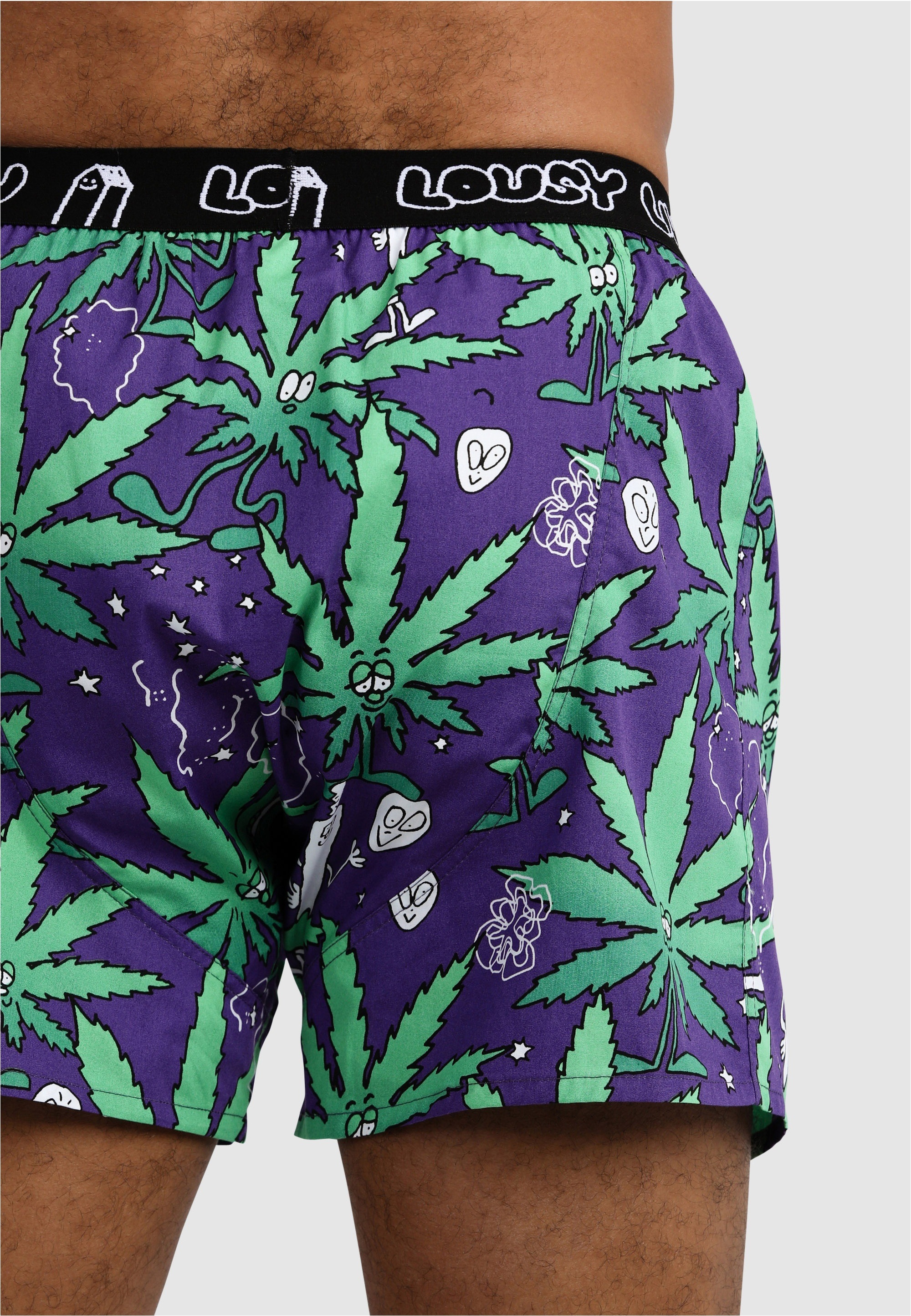 Lousy Livin Boxershorts »2Pack Boxershorts Outer Weedy«, 2er-Pack im lockeren Schnitt