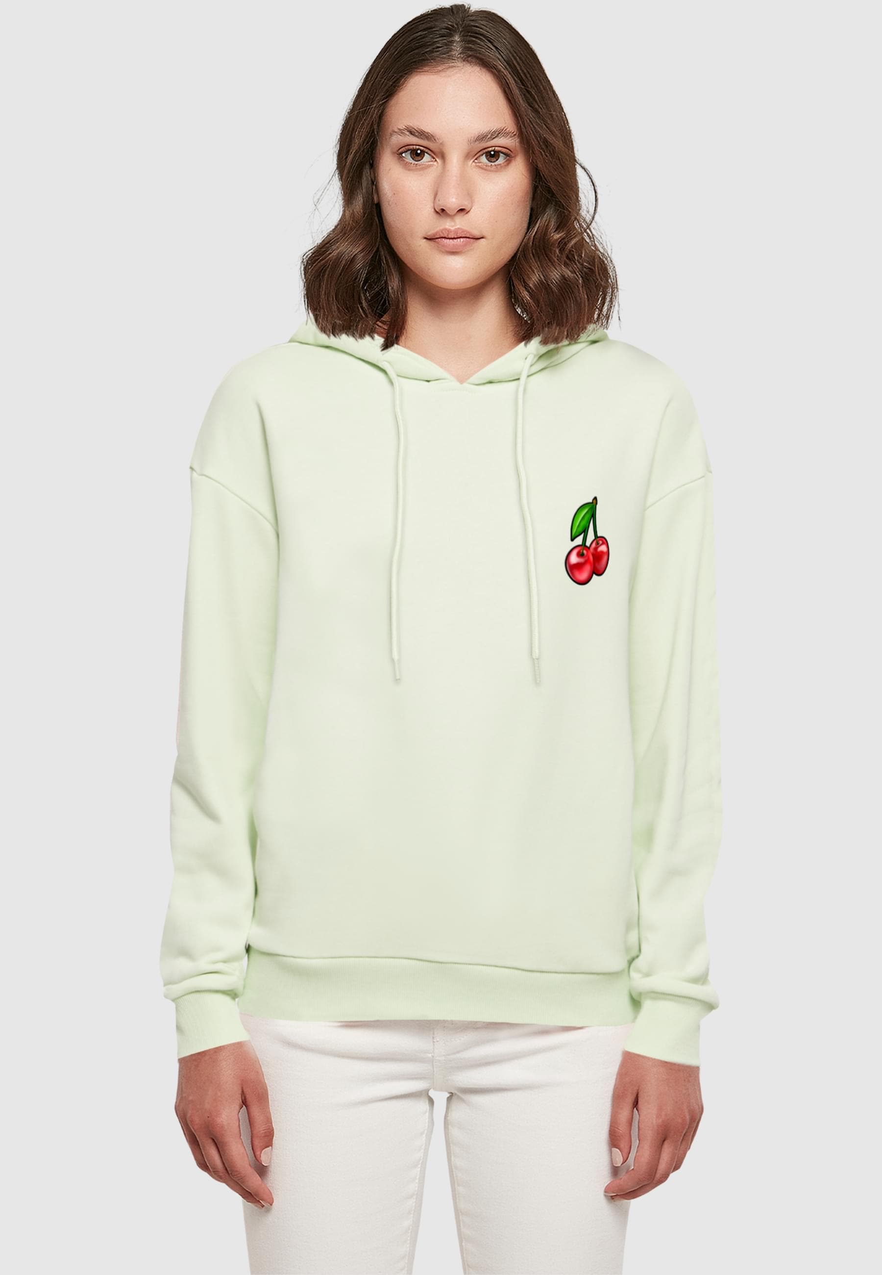 Merchcode Kapuzenpullover »Merchcode Ladies Cherries 2 Hoody«, (1 tlg.)