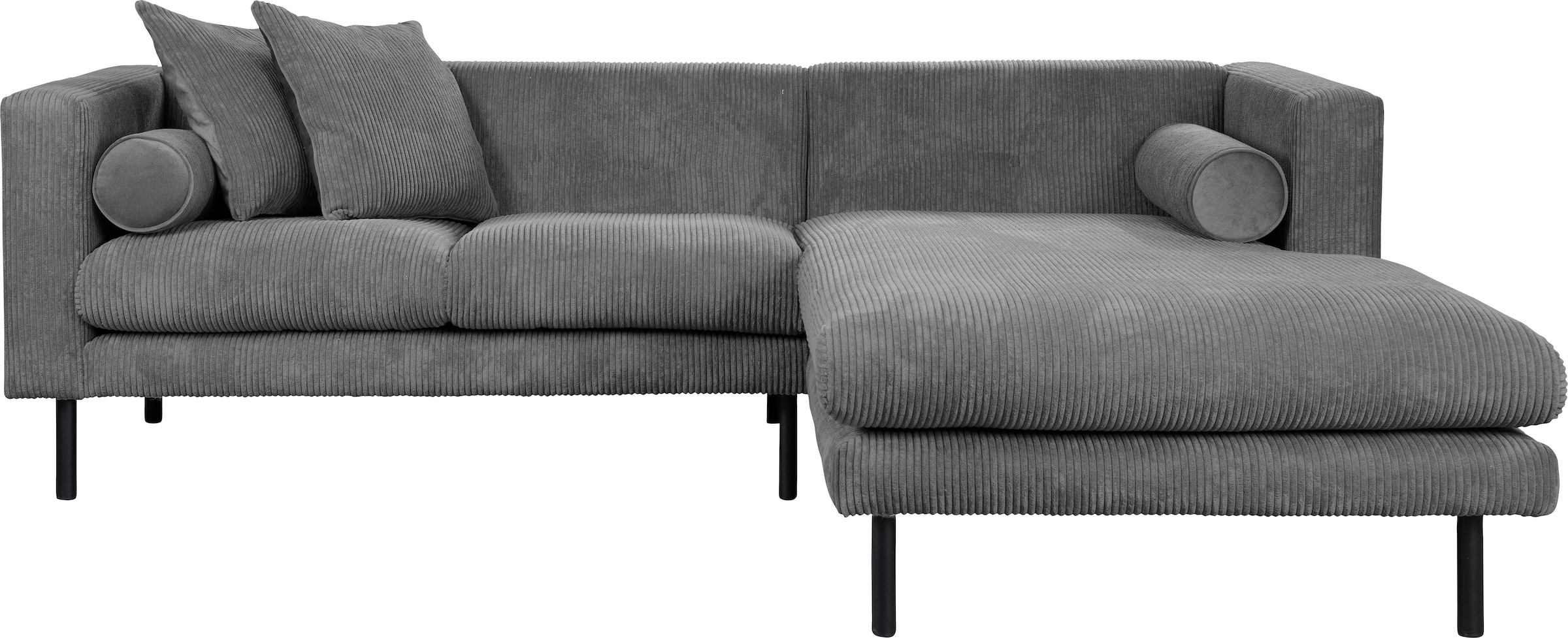Guido Maria Kretschmer Home&Living Kampinė sofa »Lillibeth L-Form Designsofa Maße B/T/H: 240/173/83 cm« Pagalvėlė sėdėjimui kaip pagalvėlė pagalvėlė in Samtoptik arba audinys