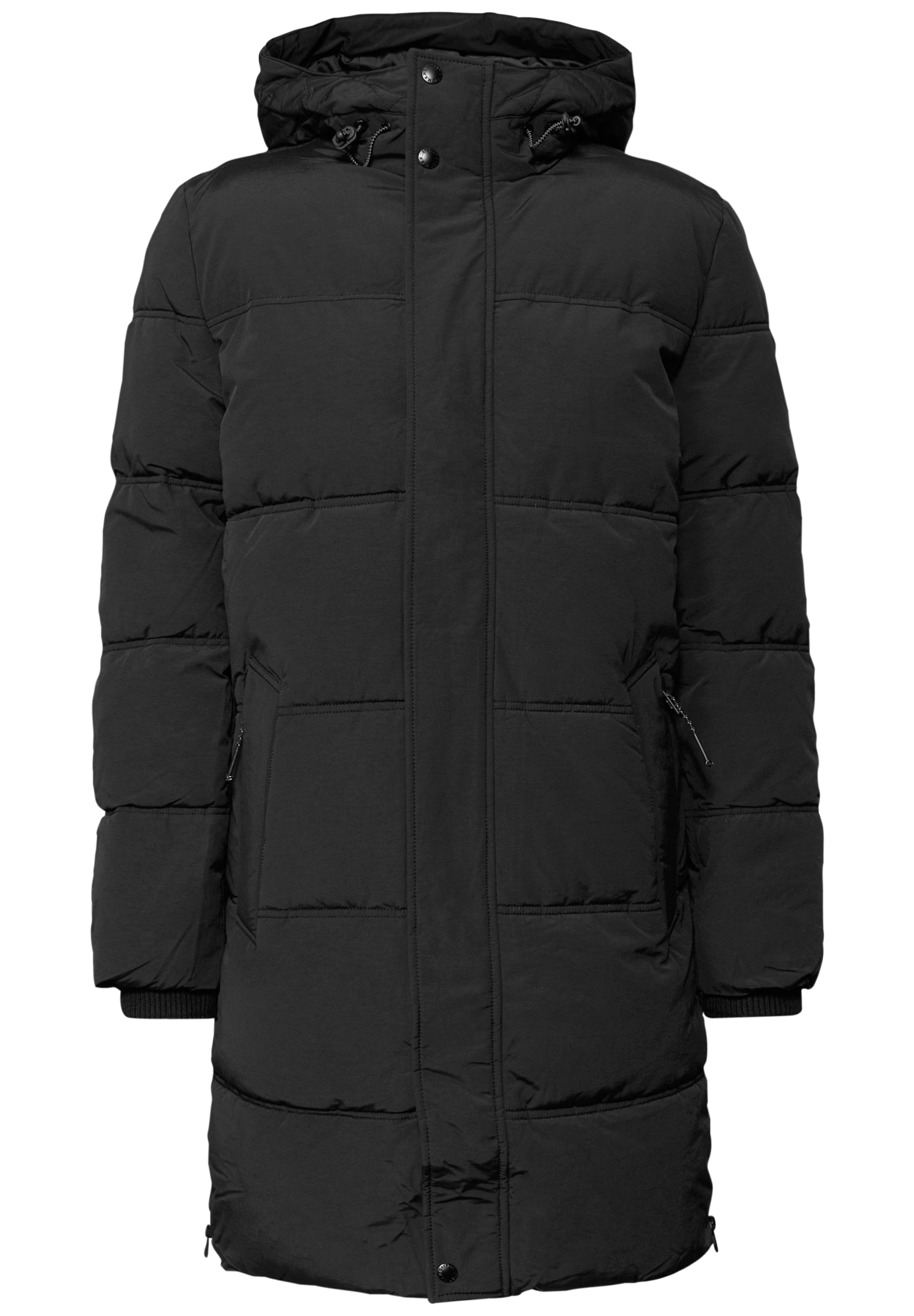 STREET ONE MEN Steppjacke mit Kapuze mit Kapuze mit Tunnelzugband