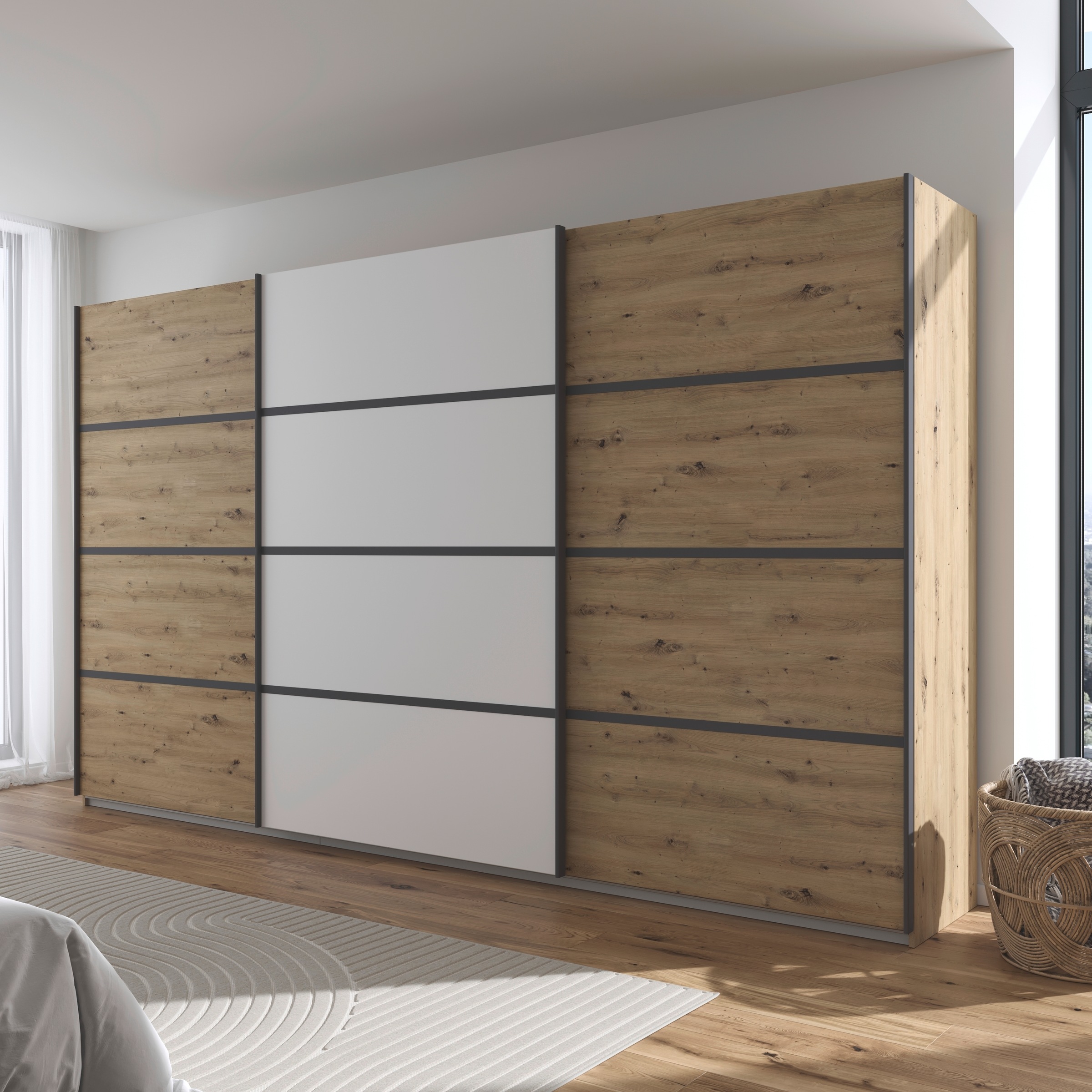 Thumbnail - rauch Kleiderschrank "Schwebetürenschrank OTTO´s Choice Garderobe Schrank TOP ANGEBOT Avola" 3 verschiedene Ausstattunge...