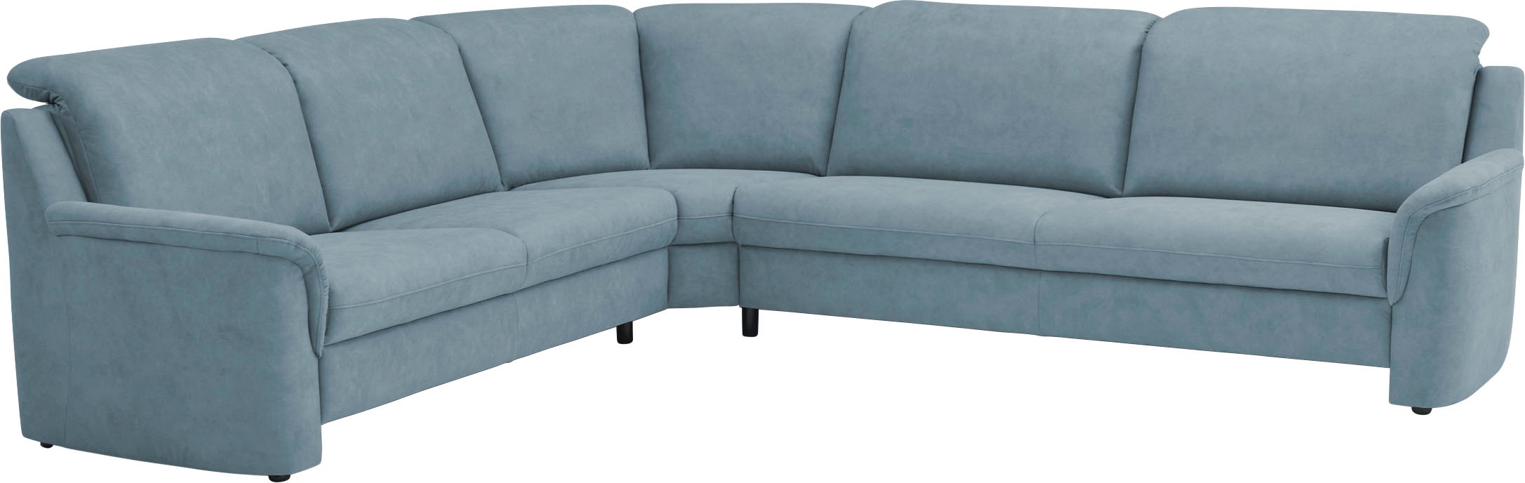 VILLA BECK Ecksofa »Garda L-Form«, (4 St.), inklusive Kopfteilverstellung, Stellmaß 309x277 cm