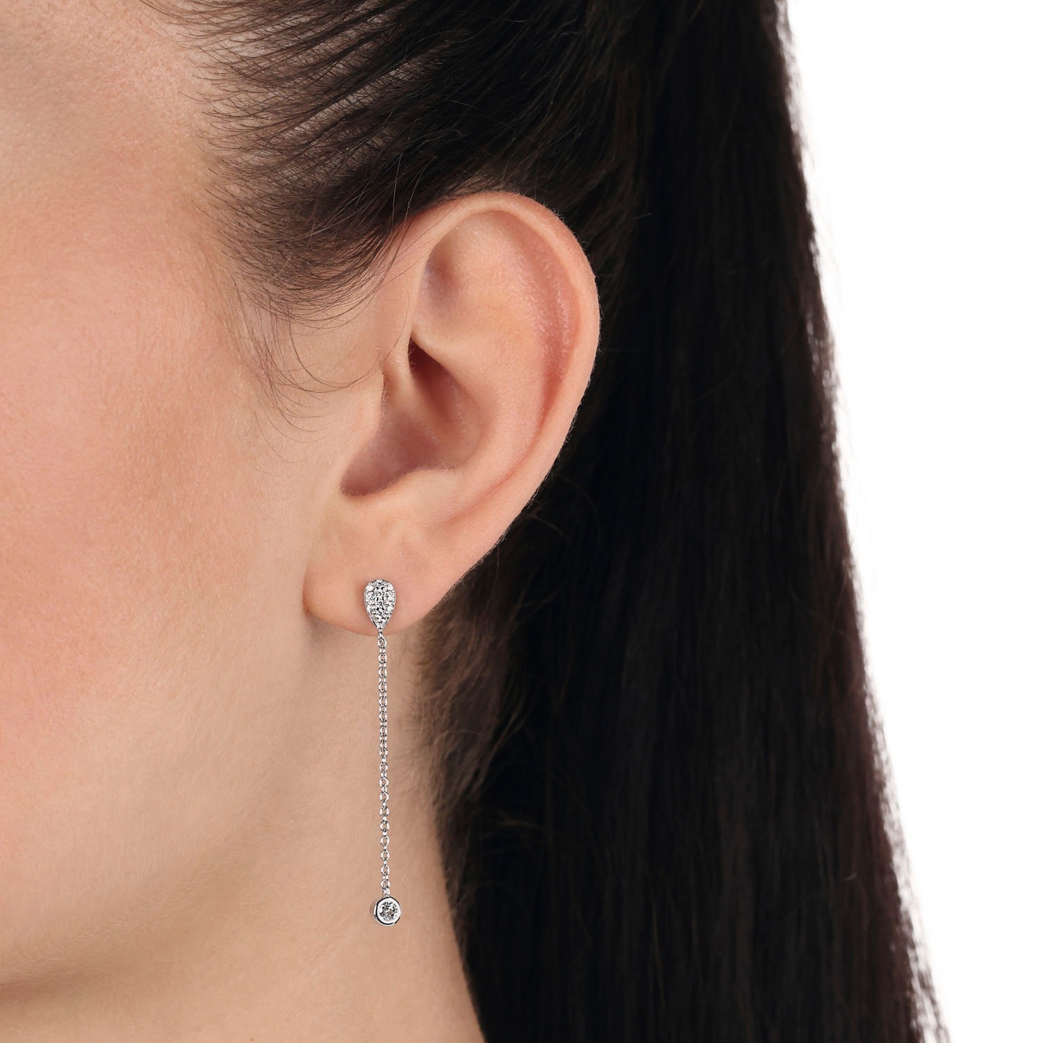 Amor Paar Ohrstecker »2039101« mit Zirkonia (synth.)