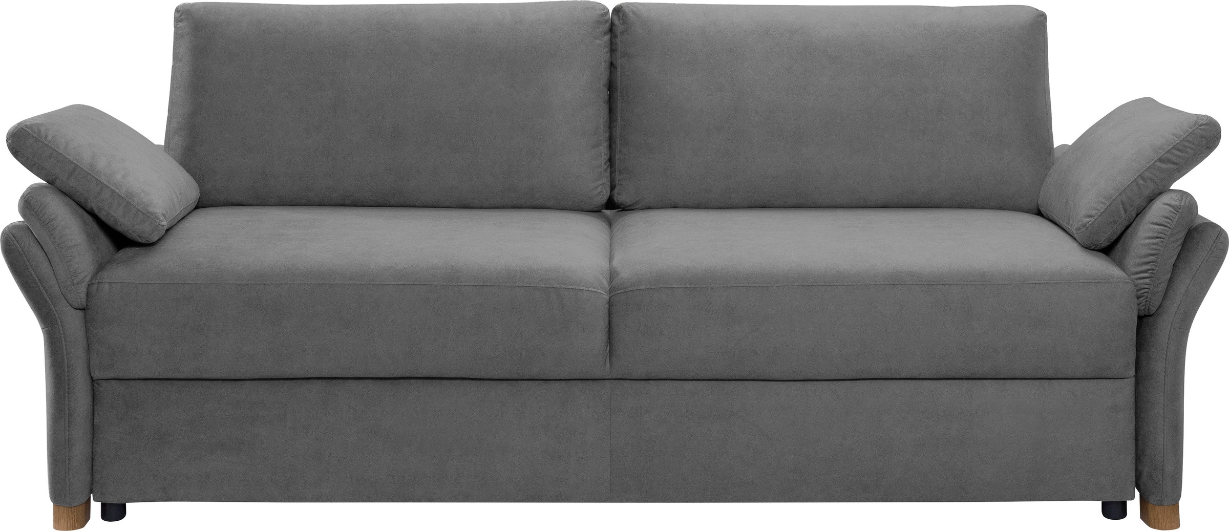 exxpo - sofa fashion 3-Sitzer »hochwertiger Sitzaufbau für hohen Sitzkomfort, bequeme Armlehnen«, inkl. Boxspring/Federkern-Polsterung, Bettfunktion und Bettkasten