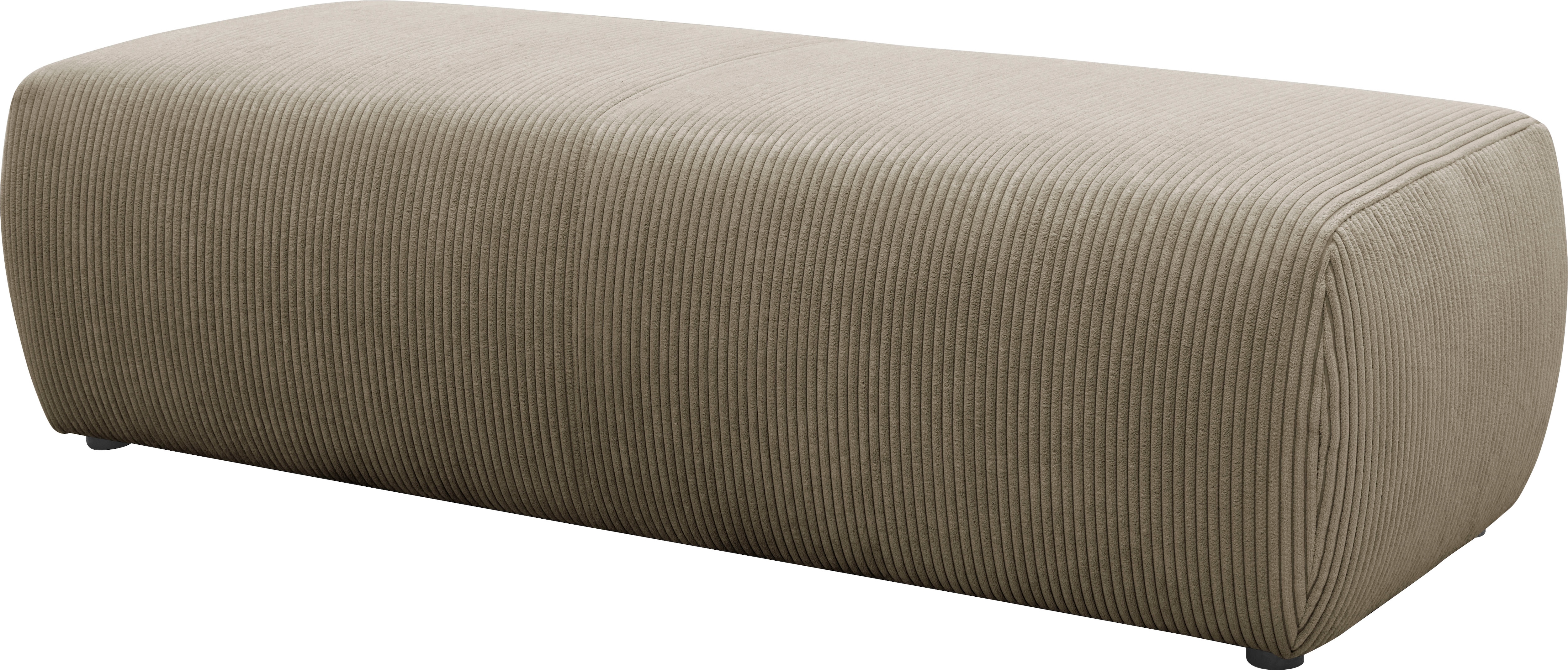 DOMO collection Hocker "BRANDON, komfortabel" große Ausführung passend zu "Brandon", auch in Cord